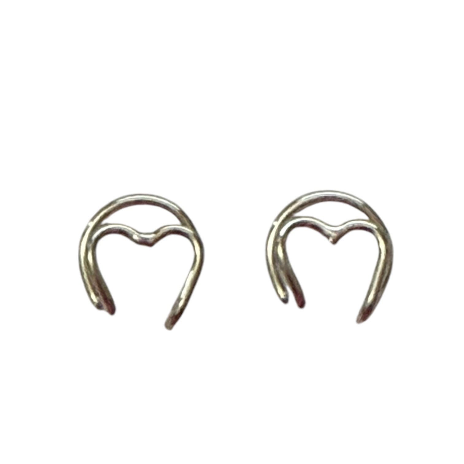 Other Silver Heart Non Piercing Ear Cuff Earring Size ONE SIZE - 1 Thumbnail