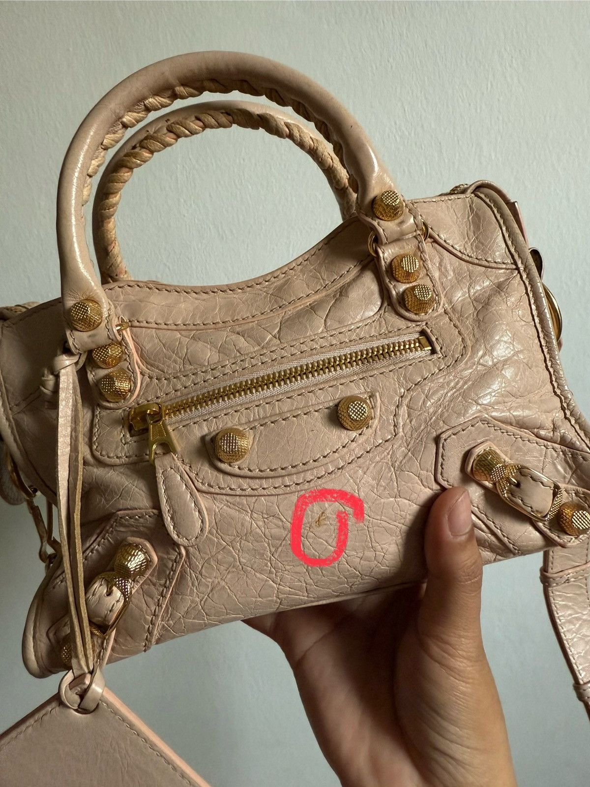 Balenciaga Balenciaga Mini Classic Lambskin giant gold Studded Size ONE SIZE - 19 Thumbnail