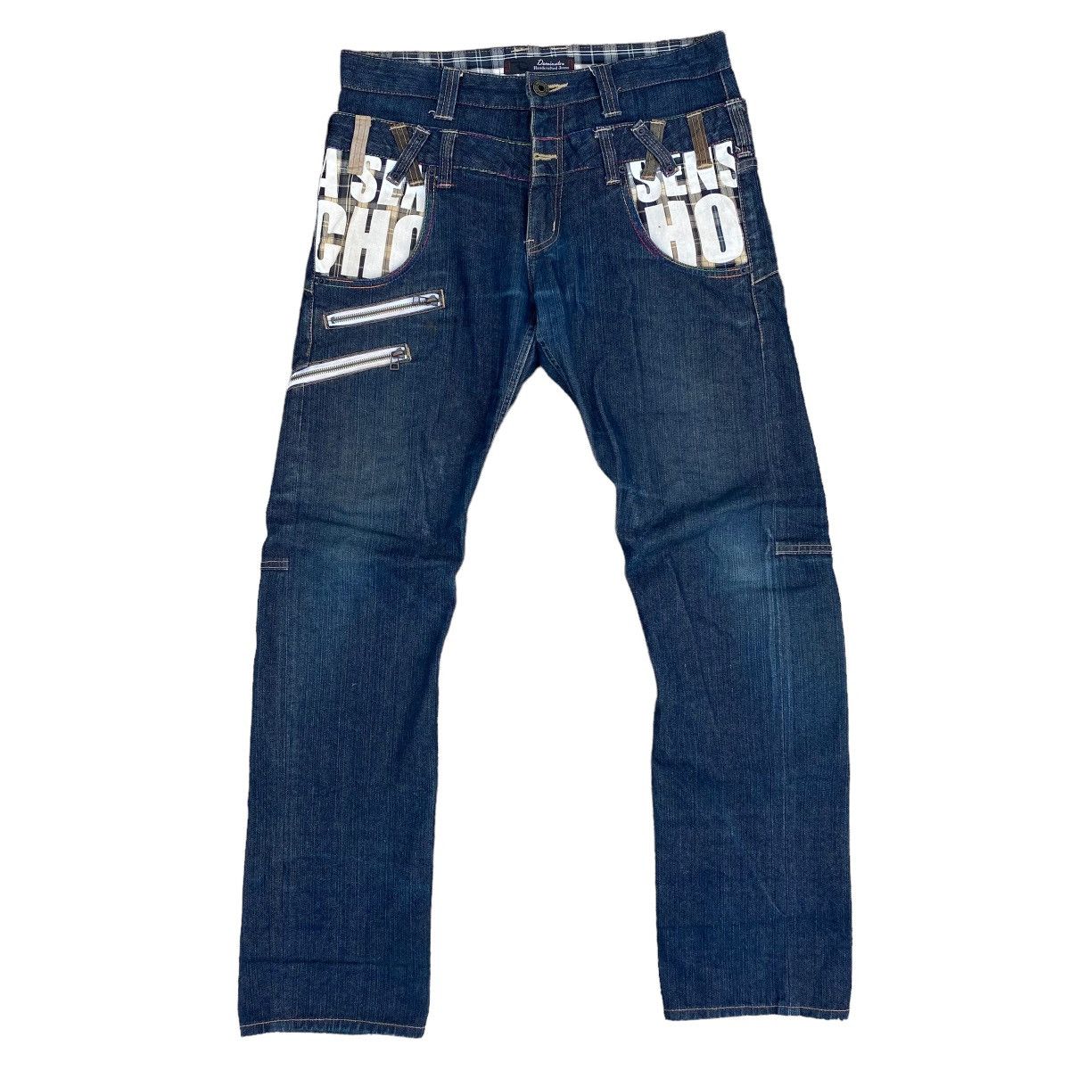 Hysteric Glamour × Japanese Brand Dominate Handcrafted Zipper J-Curve Denim Jeans Size US 34 / EU 50 - 2 Thumbnail