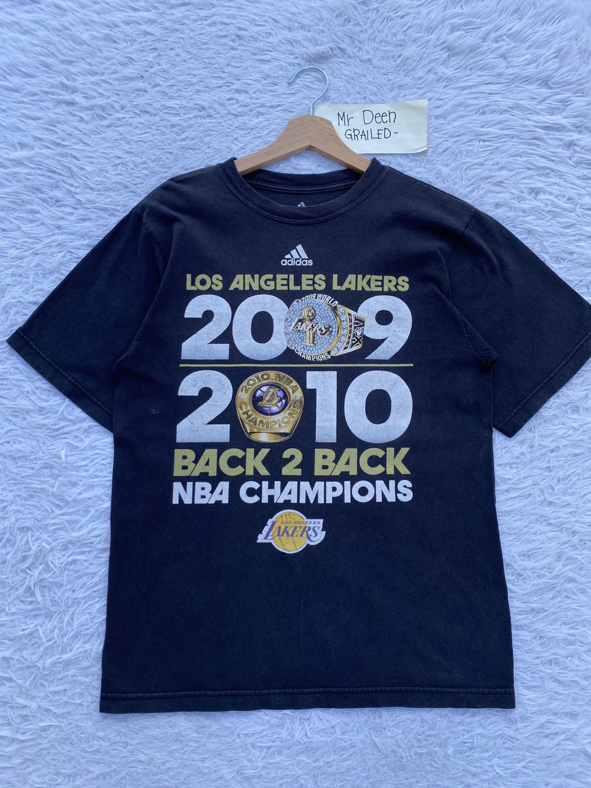 Adidas Rare ADIDAS x LA Lakers 2009-2010 Back to Back NBA Champion Size US S / EU 44-46 / 1 - 4 Thumbnail