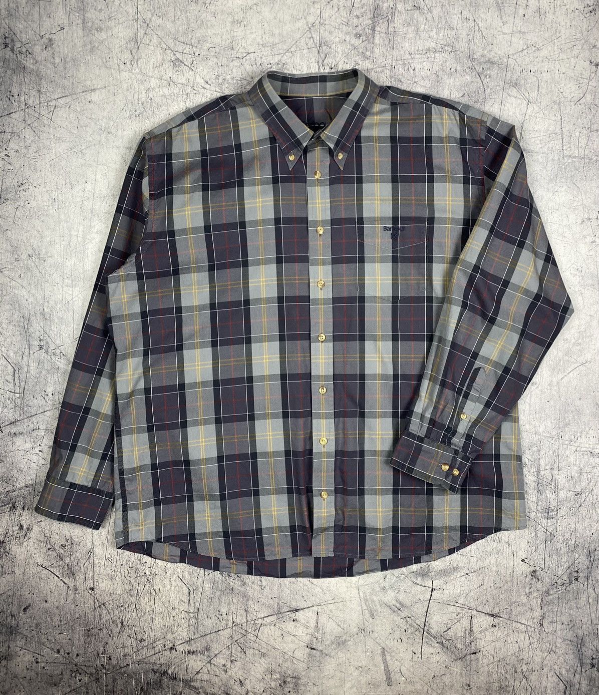 Barbour Barbour Designer Checkered Button Up Shirt Size US XL / EU 56 / 4 - 2 Thumbnail