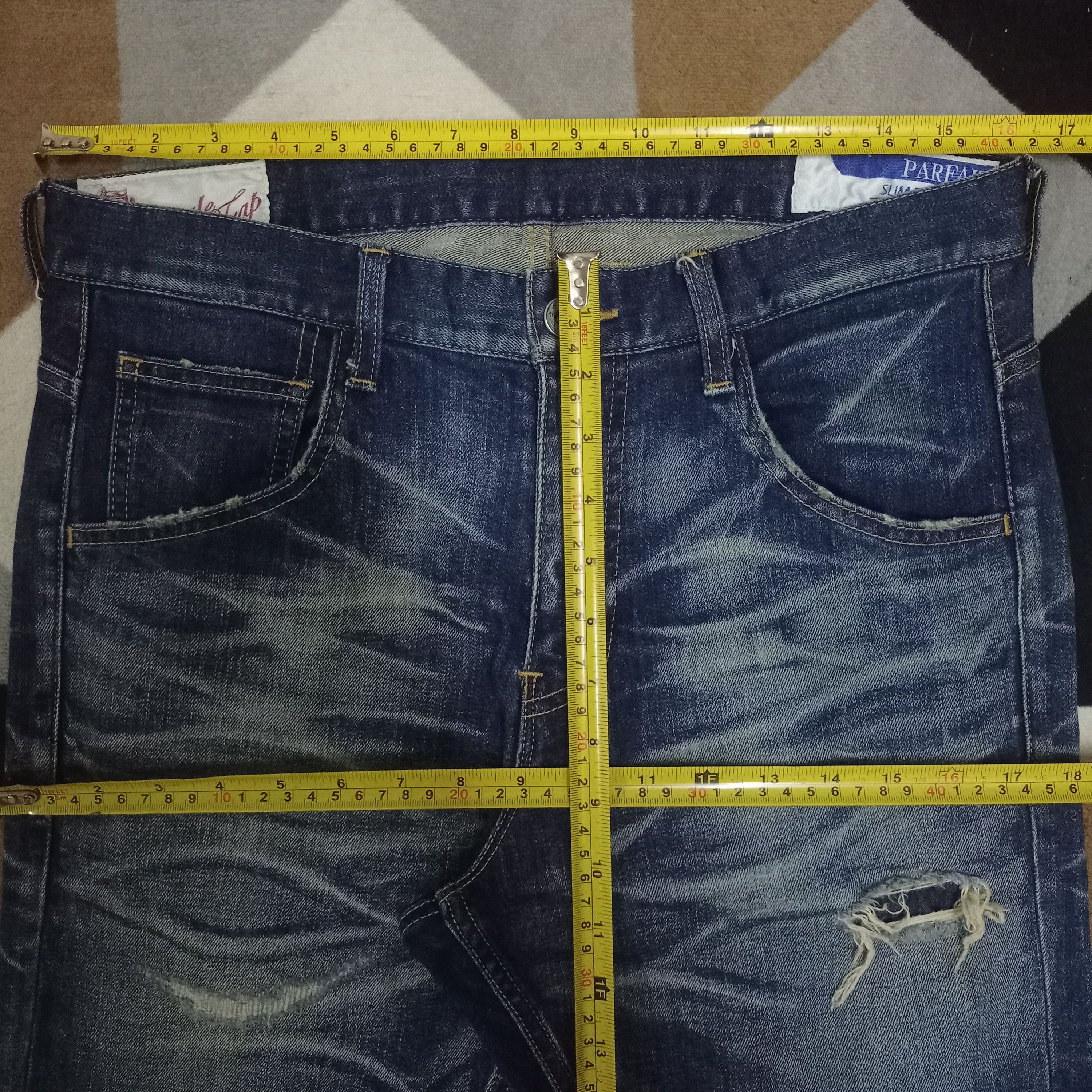 Japanese Brand Vintage Japanese Rattle Trap Acid Wash Distressed Jeans Size US 32 / EU 48 - 6 Thumbnail
