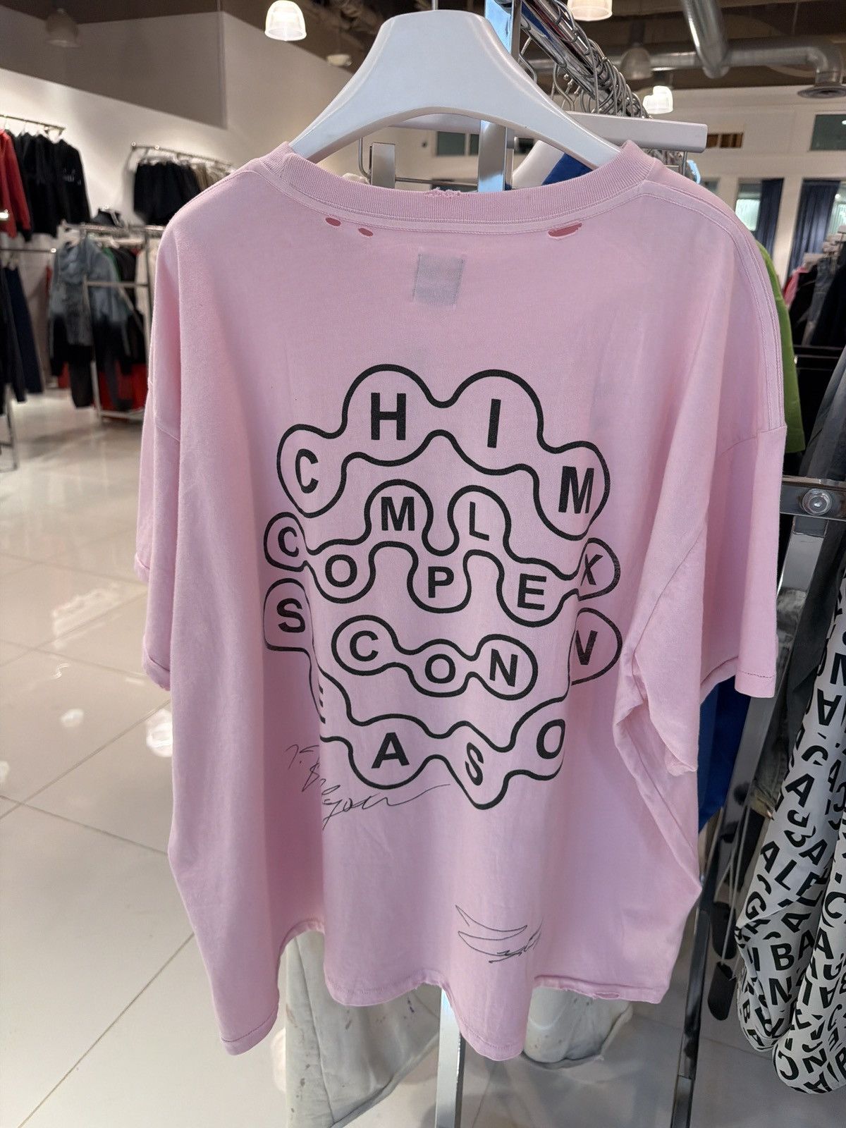 HMDD HMDD Complexcon Chim Pink Tee Size US XL / EU 56 / 4 - 2 Thumbnail