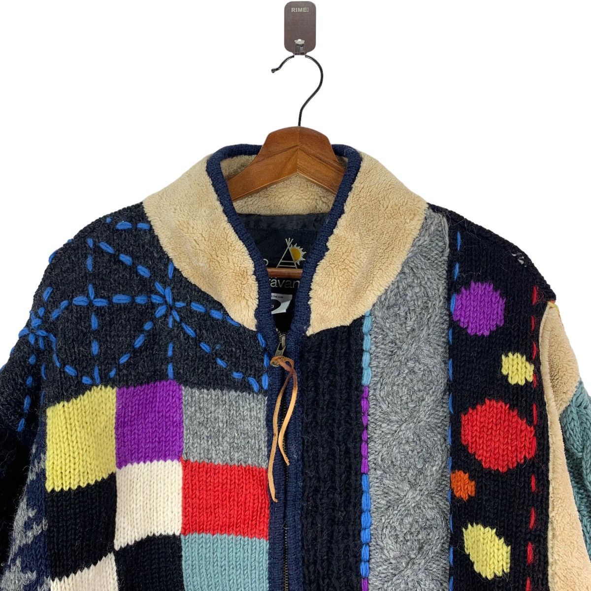 Coogi × go slow caravan GO SLOW CARAVAN STYLE COOGI KNITTED JACKET Size US L / EU 52-54 / 3 - 6 Thumbnail