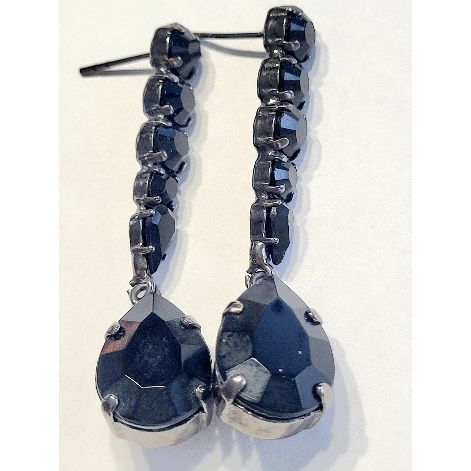 Furla Furla Signed Earrings Designer Italy Black Pierced Dangle Size ONE SIZE - 4 Thumbnail
