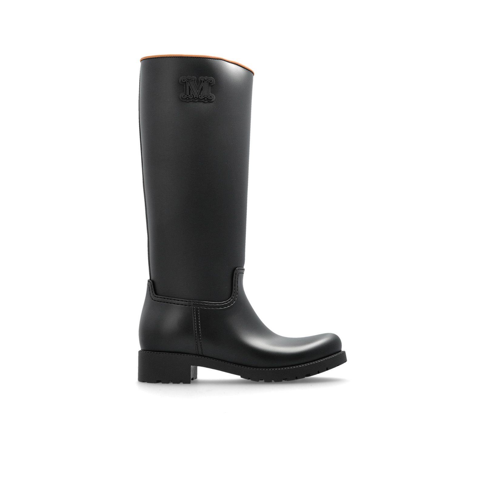 Max Mara MAX MARA Knee High Black Leather Boots New & Authentic (Wome Size US 8 / IT 38 - 1 Thumbnail