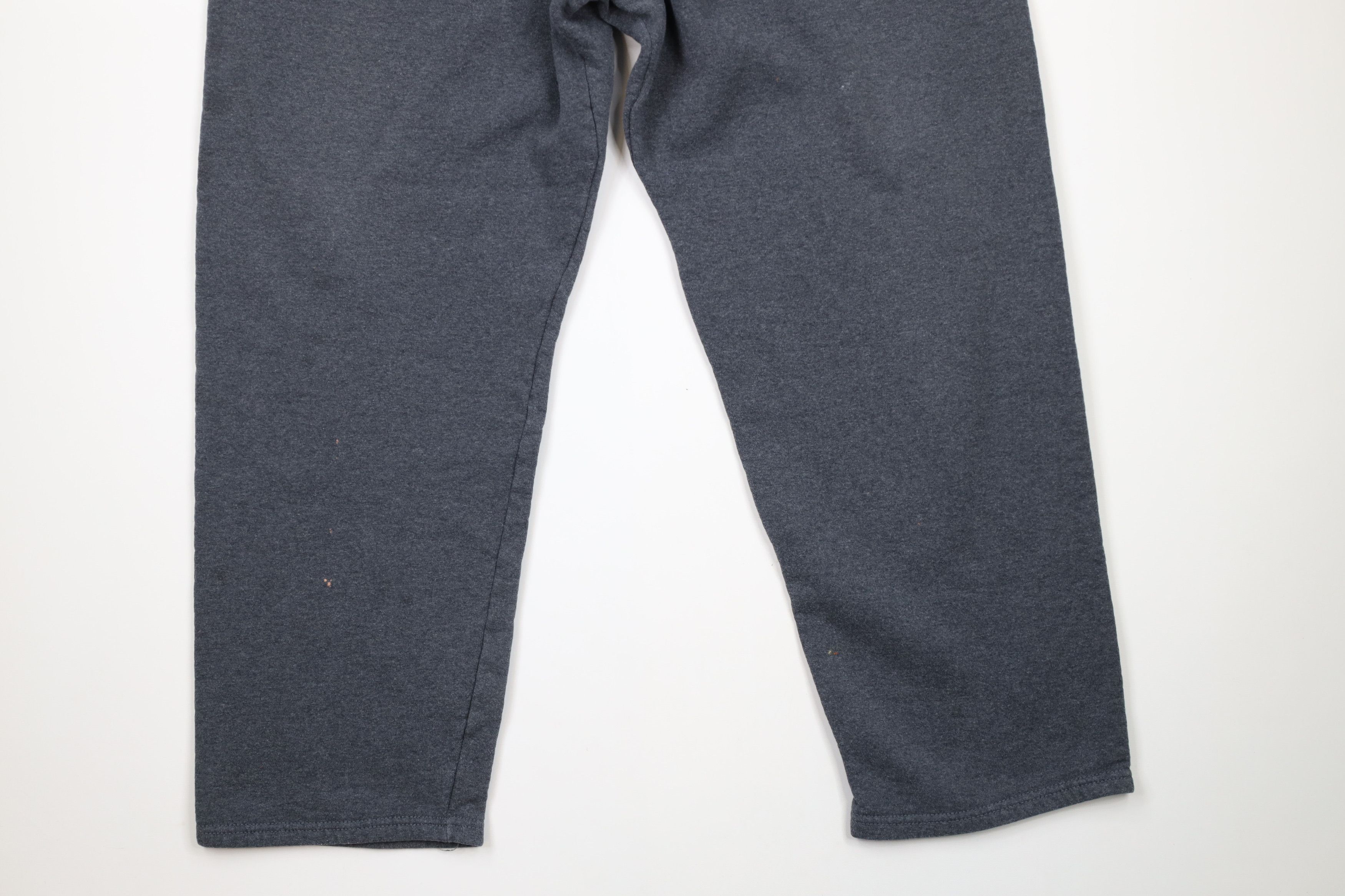 Russell Athletic × Vintage Vintage Russell Athletic Distressed Wide Leg Sweatpants Gray Size US 40 / EU 56 - 4 Thumbnail