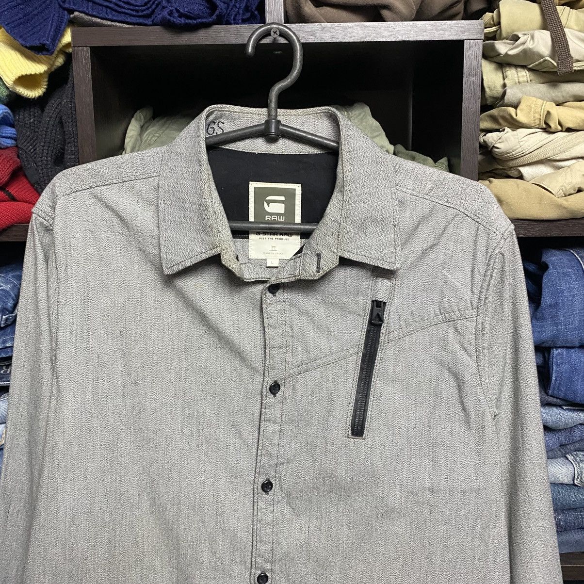 G-Star Vintage G-Star Raw y2k streetwear designer outdoor shirt Size US L / EU 52-54 / 3 - 2 Thumbnail