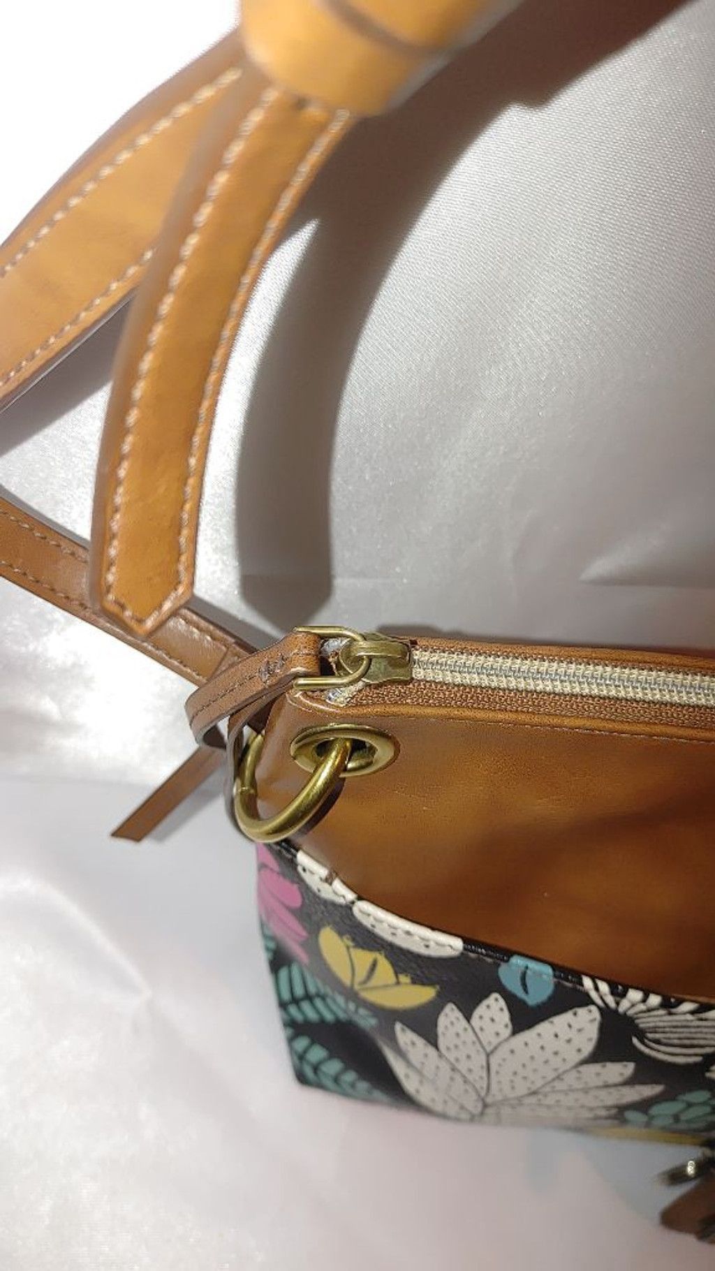 Fossil Fossil Eliza Crossbody Dark Floral w. Small Leather Wallet Size ONE SIZE - 3 Thumbnail