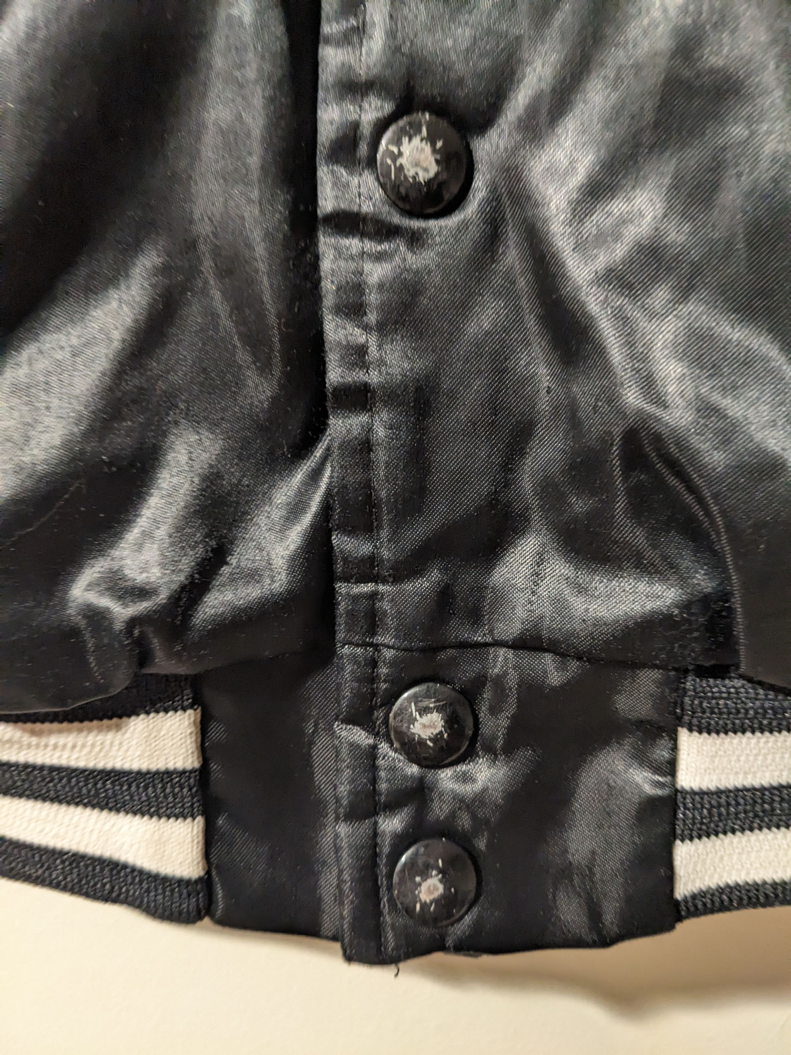 Peanuts × Vintage Vintage 1971 Snoopy Joe Cool Peanuts Black 2T Satin jacket Size US M / EU 48-50 / 2 - 15 Thumbnail