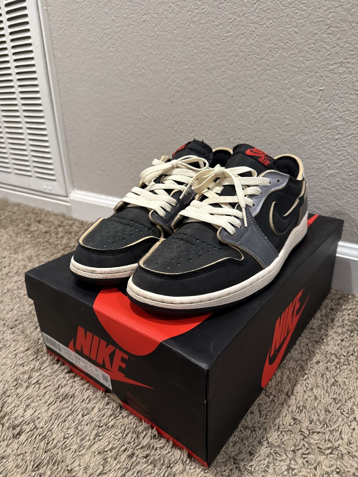 Nike x Air Jordan 1 Low OG EX “Dark Smoke Grey”
