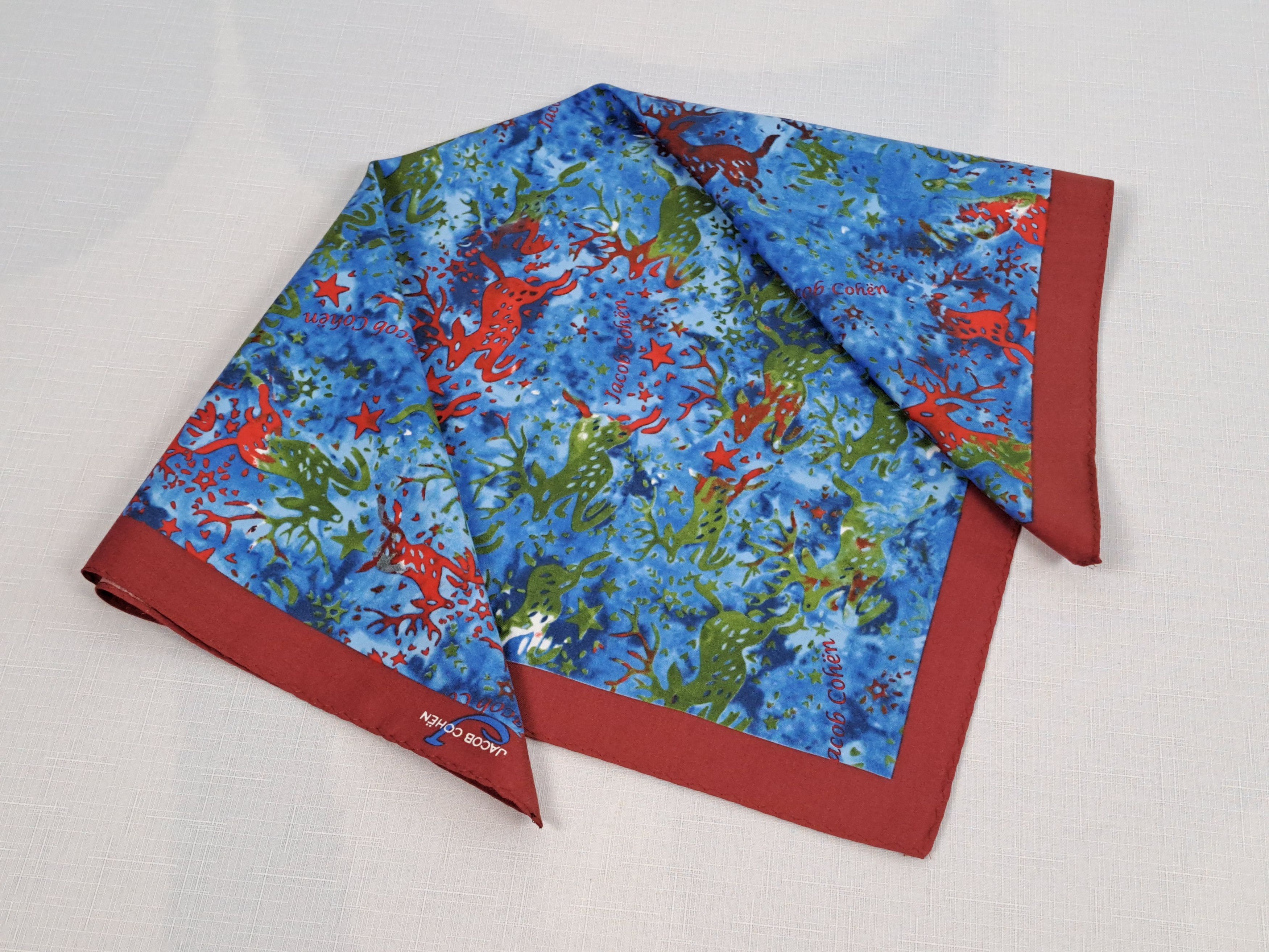 Jacob Cohen JACOB COHEN Bandana Handkerchief Headband Pocket Square. Size ONE SIZE - 1 Thumbnail