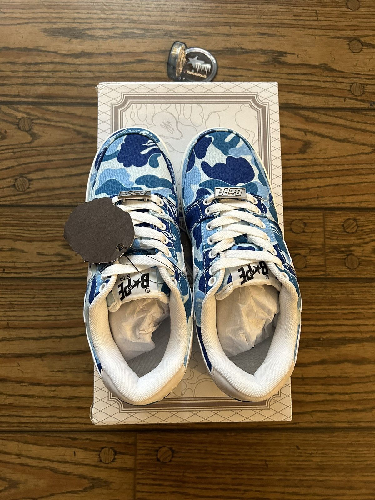 Bape Bape ABC Blue Camo Bapestas Size US 7 / EU 40 - 3 Thumbnail