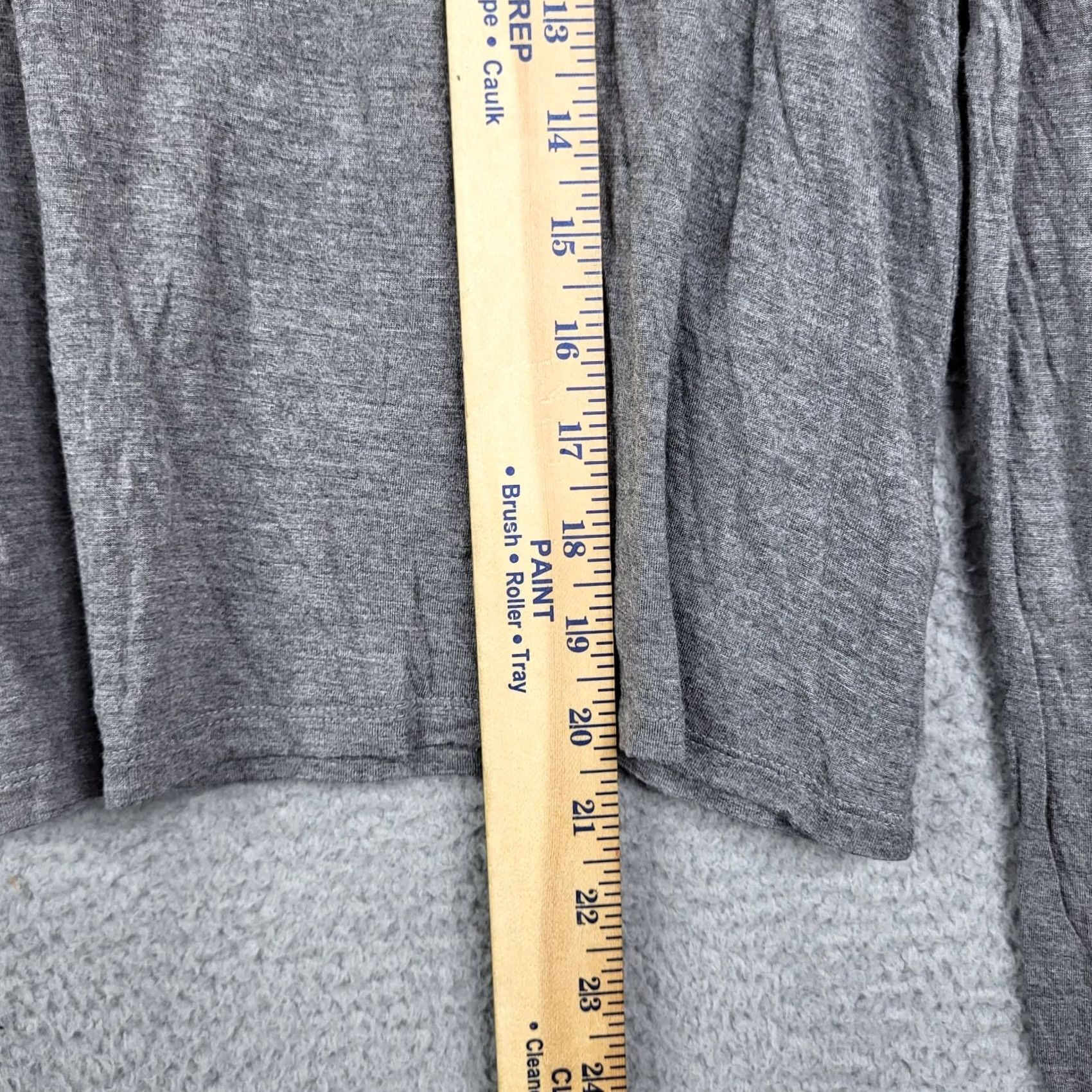 T by Alexander Wang T BY ALEXANDER WANG Women's Stretch Long sleeve Gray T-Shirt Size M Size M / US 6-8 / IT 42-44 - 3 Thumbnail