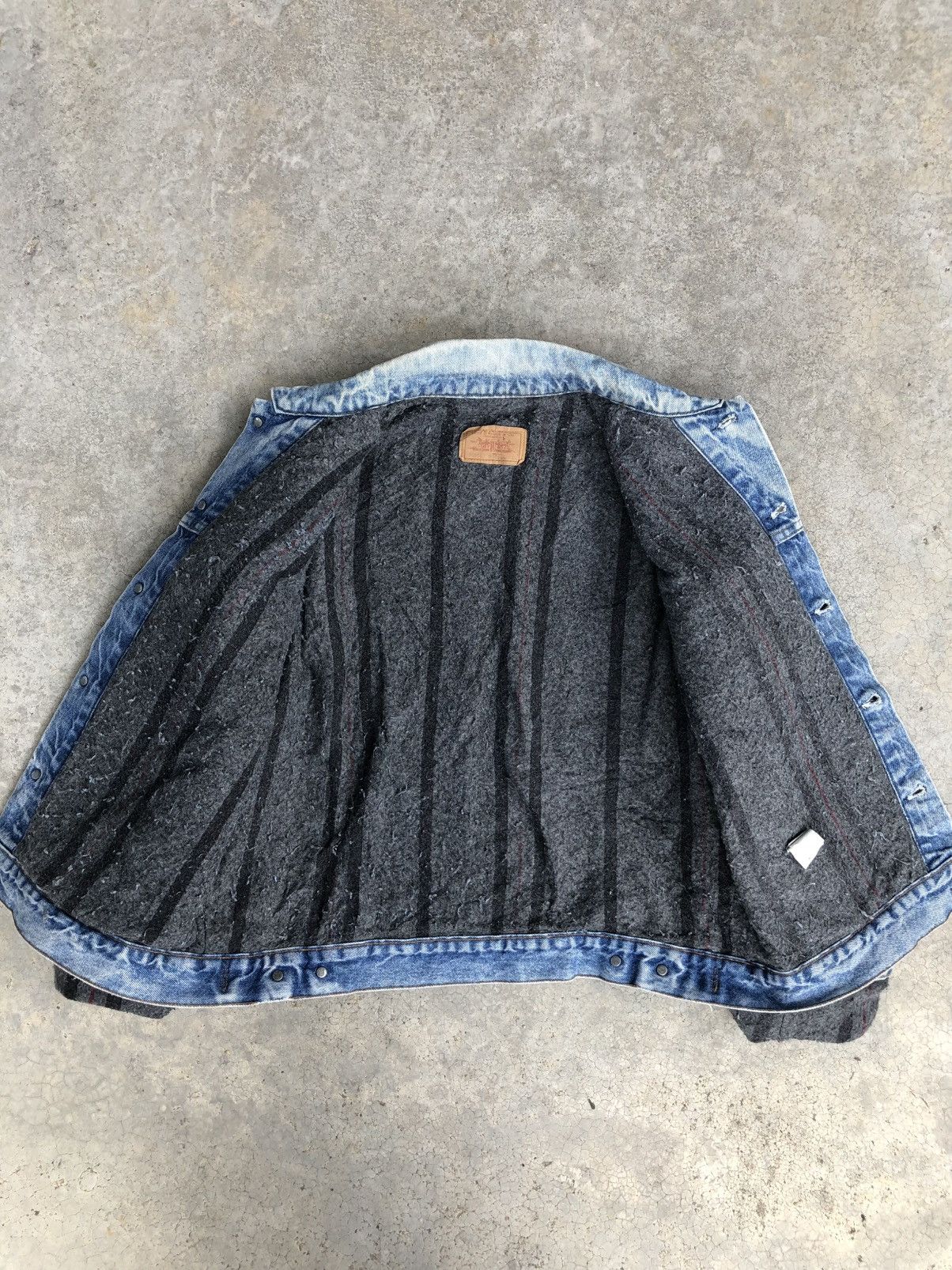 Levi's Vintage 80s 70s Levi’s Blanket Lined Denim Jacket Distressed Size US L / EU 52-54 / 3 - 11 Thumbnail