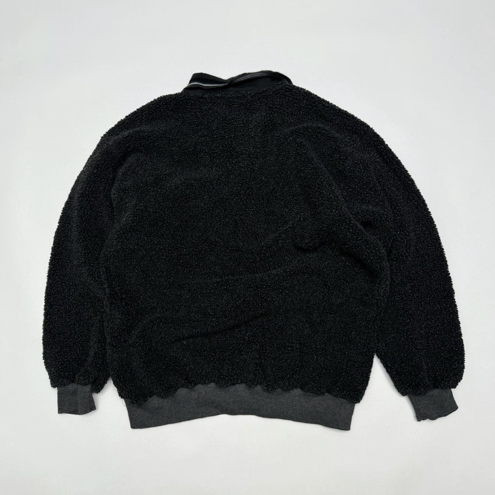 Vintage VINTAGE Dolce Margarita Sweater Long Sleeve Collared Fleece Gray 80s Made in Italy Men L Mens Size US L / EU 52-54 / 3 - 7 Thumbnail
