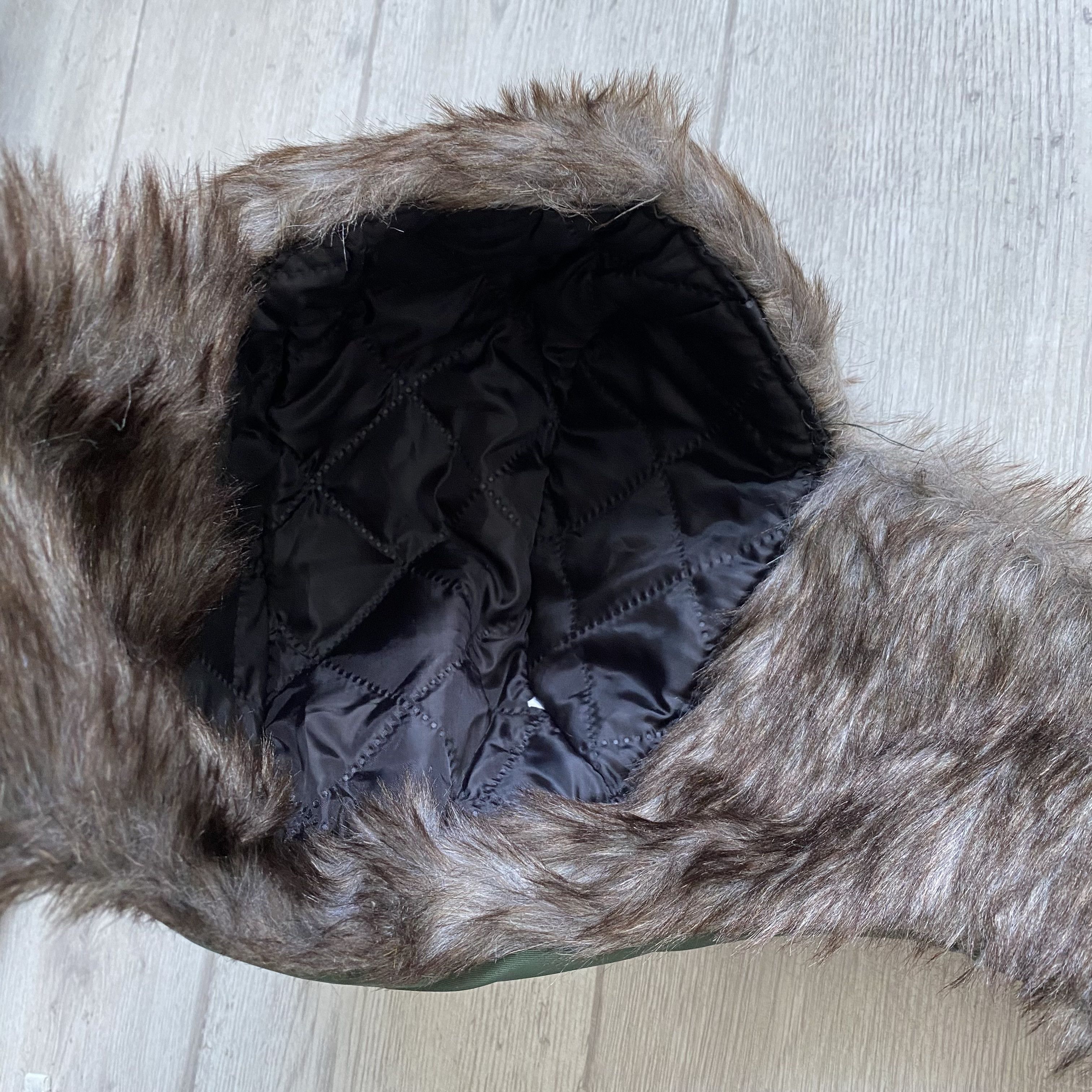 Vintage Vintage Trapper Fur Fuzzy Hat Ushanka Y2K 90s Style Size ONE SIZE - 7 Thumbnail