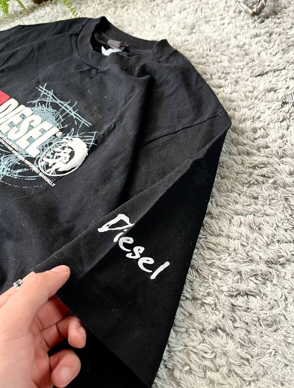 Diesel × Japanese Brand Diesel T-Shirt Streetwear Archive Opium Big Logo Rare Y2k Size US XL / EU 56 / 4 - 7 Thumbnail