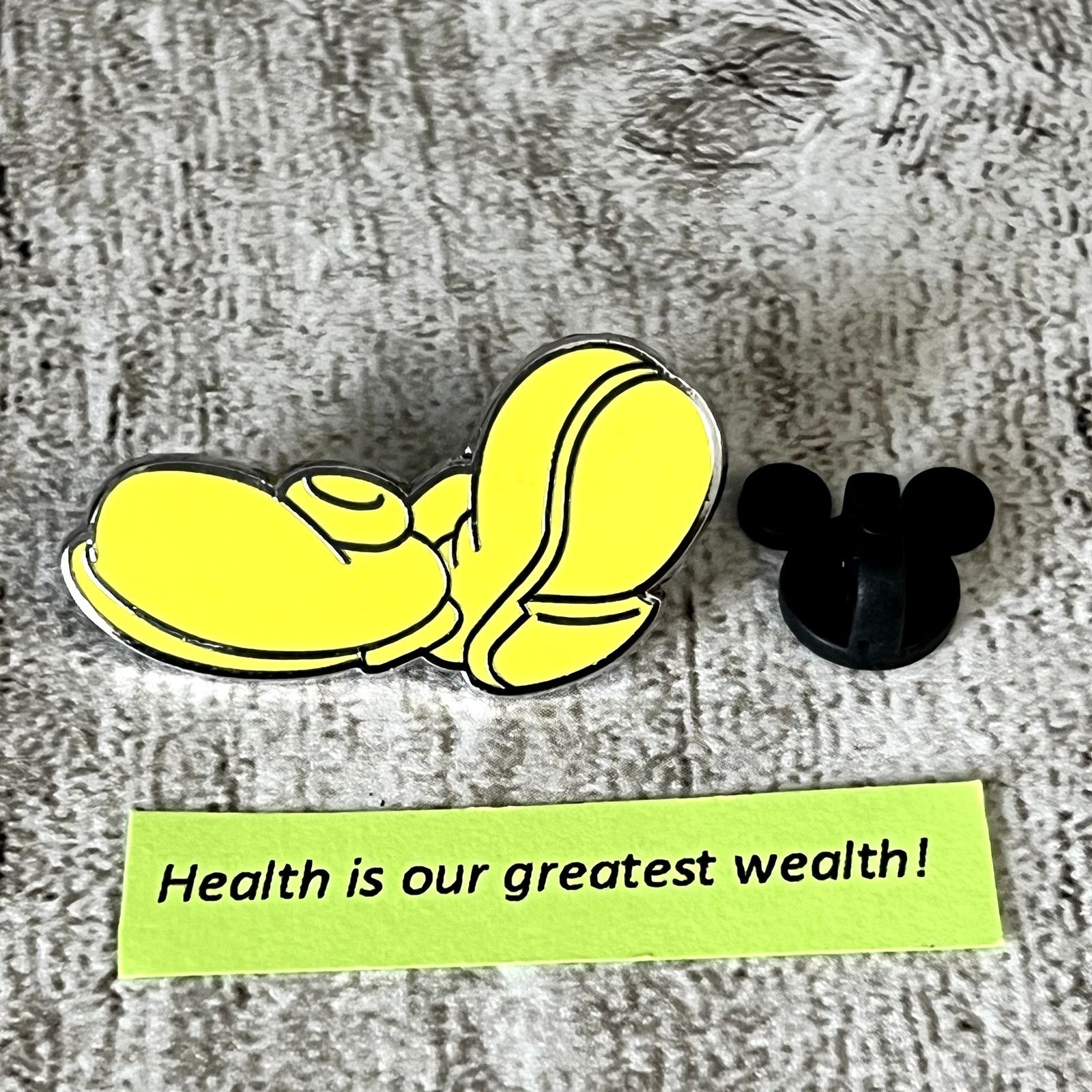 Disney Disney Pin Yellow Mickey Shoes Feet Size ONE SIZE - 1 Thumbnail