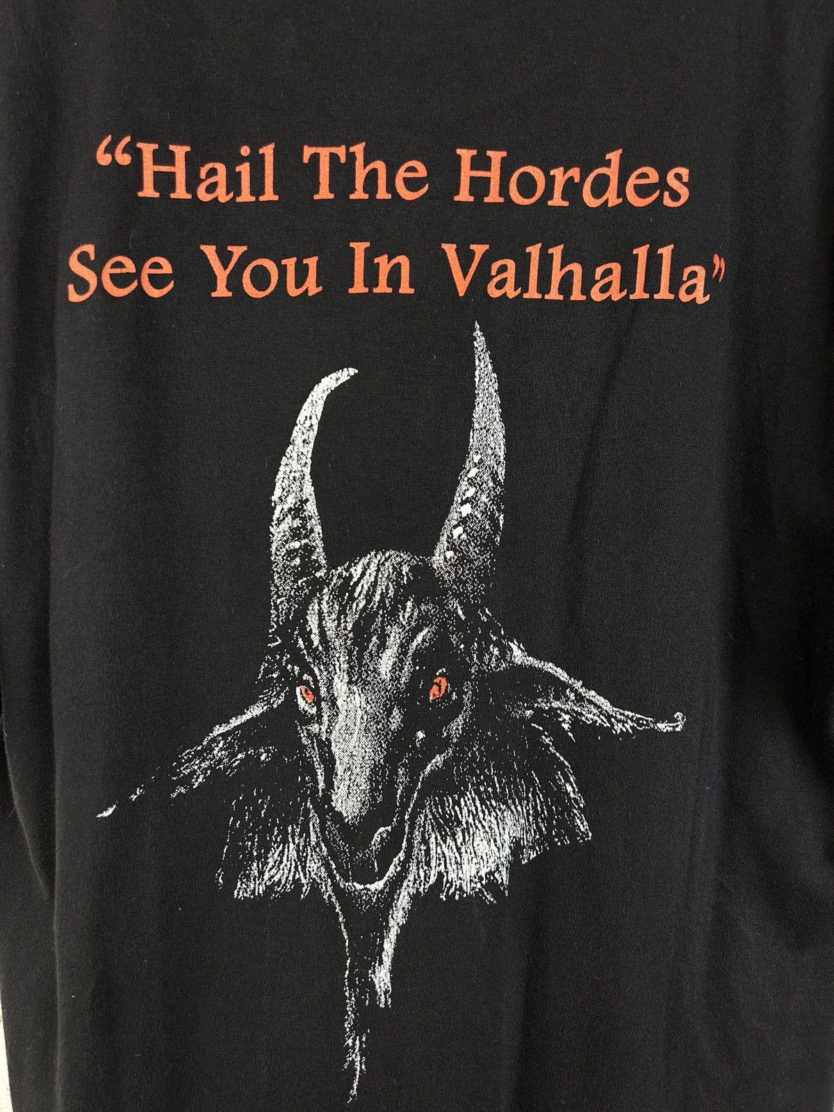 Band Tees 00s Vintage Bathory Quorthon 1966/2004 Memorial T-Shirt Size US L / EU 52-54 / 3 - 8 Thumbnail