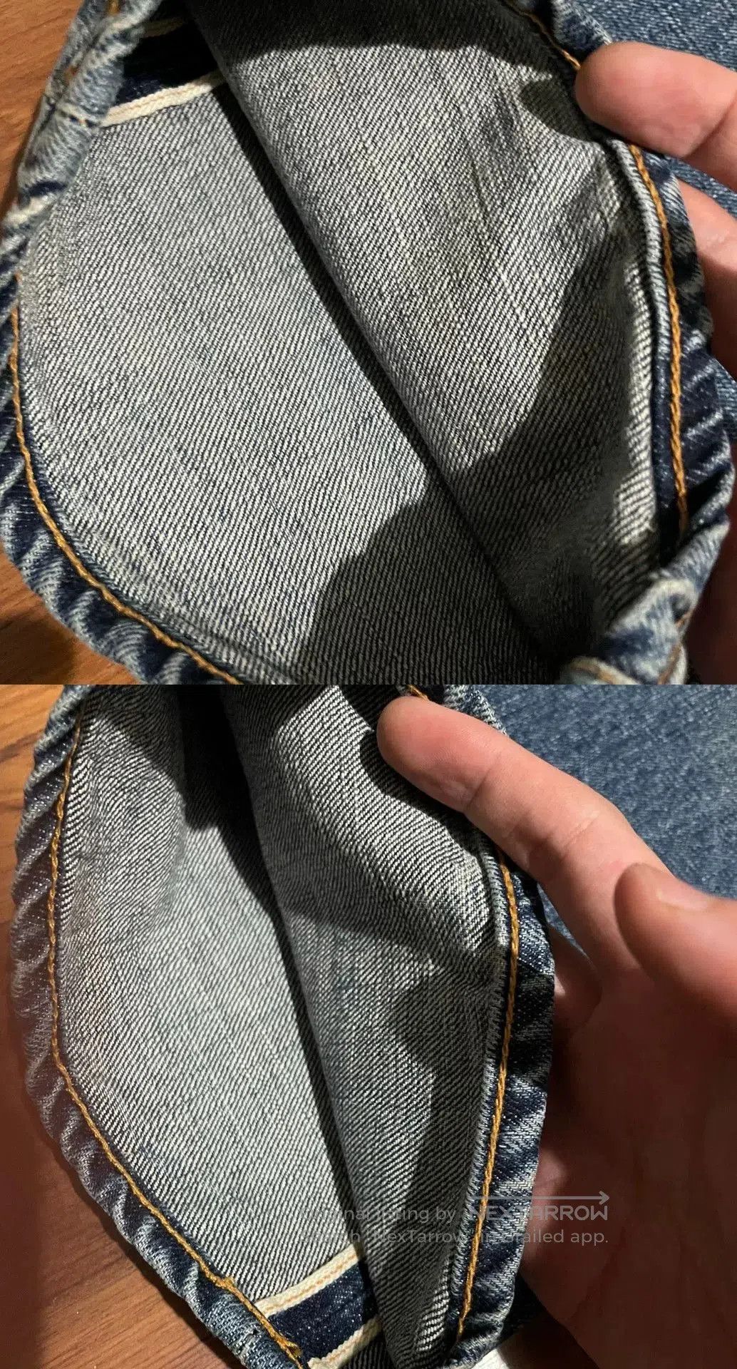 FDMTL FDMTL Sashiko Patchwork Washed Jeans. Size US 26 / EU 42 - 9 Thumbnail