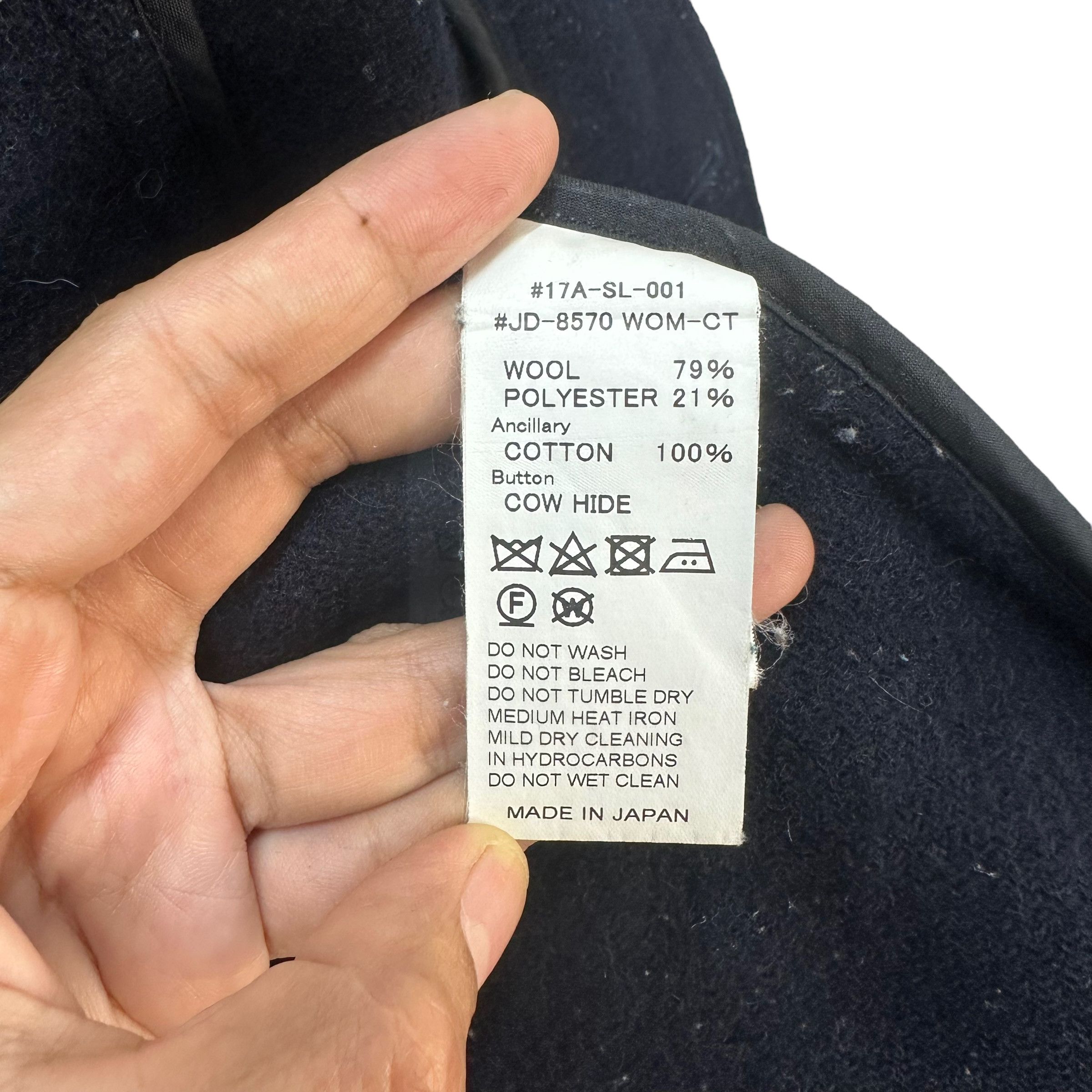 Danton DANTON WOOL COAT JACKET #7643-160 Size US S / EU 44-46 / 1 - 9 Thumbnail