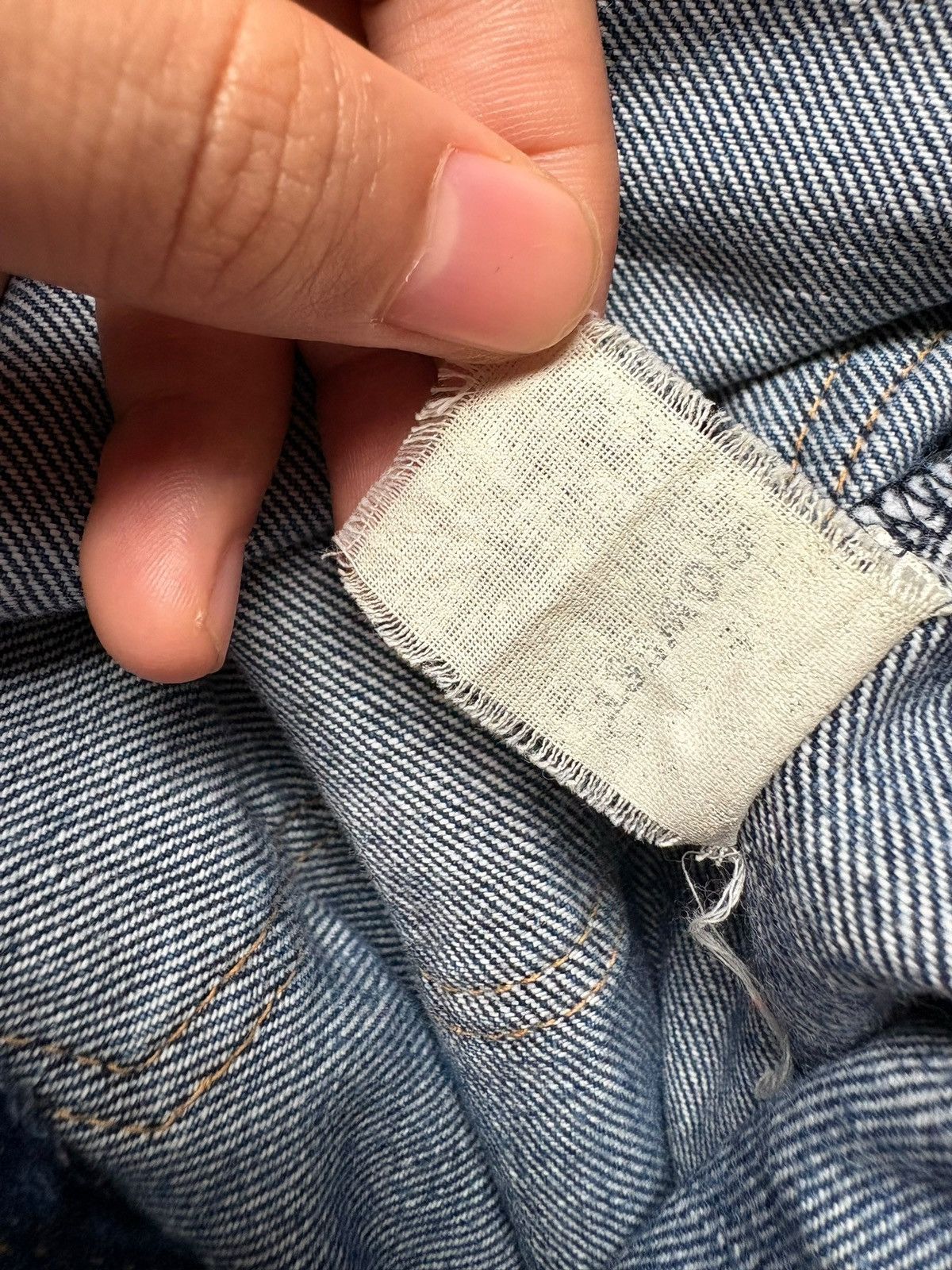 Japanese Brand Vintage Japanese Gowest Selvedge Mud Wash Loose Baggy Jean Size US 34 / EU 50 - 10 Thumbnail