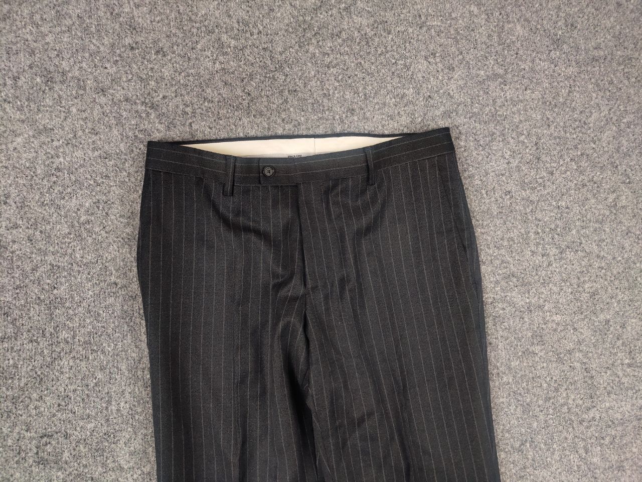 Paoloni Paoloni Quarantotto Reda Striped Unlined Blazer Pants Suit Size 48R - 11 Thumbnail