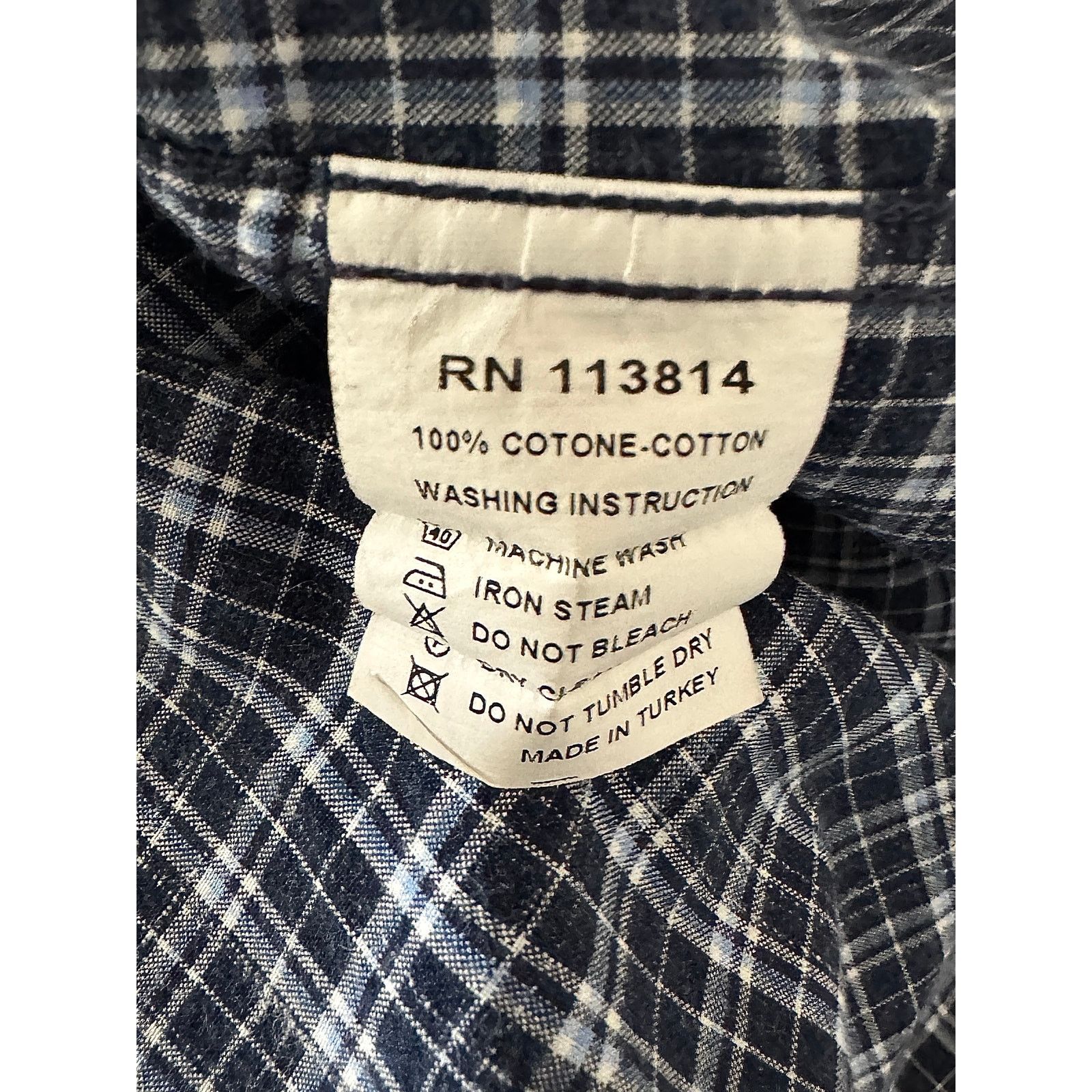 Billy Reid Billy Reid Spread Collar Plaid Shirt Standard Cut Size US XS / EU 42 / 0 - 4 Thumbnail