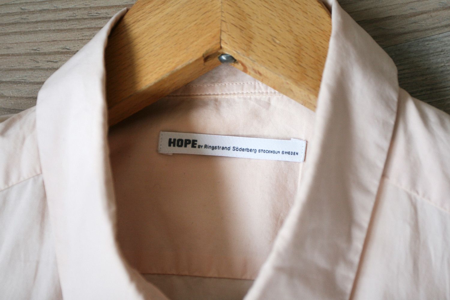 Hope Hope Sweden Cotton Pastel Peach Pink Button Down Shirt Size US S / EU 44-46 / 1 - 4 Thumbnail