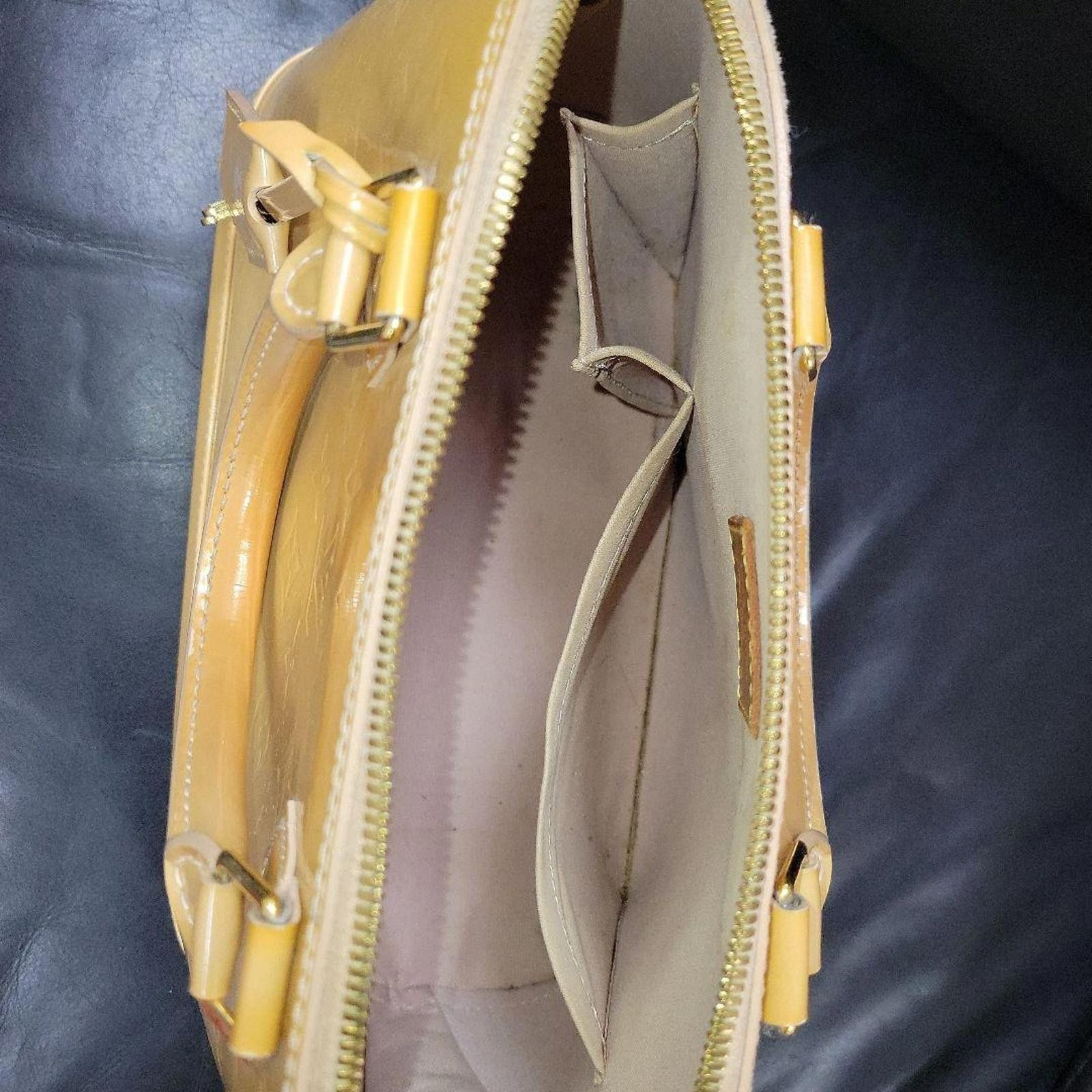 Louis Vuitton Louis Vuitton - Vernis Alma PM Bag Yellow Size ONE SIZE - 8 Thumbnail