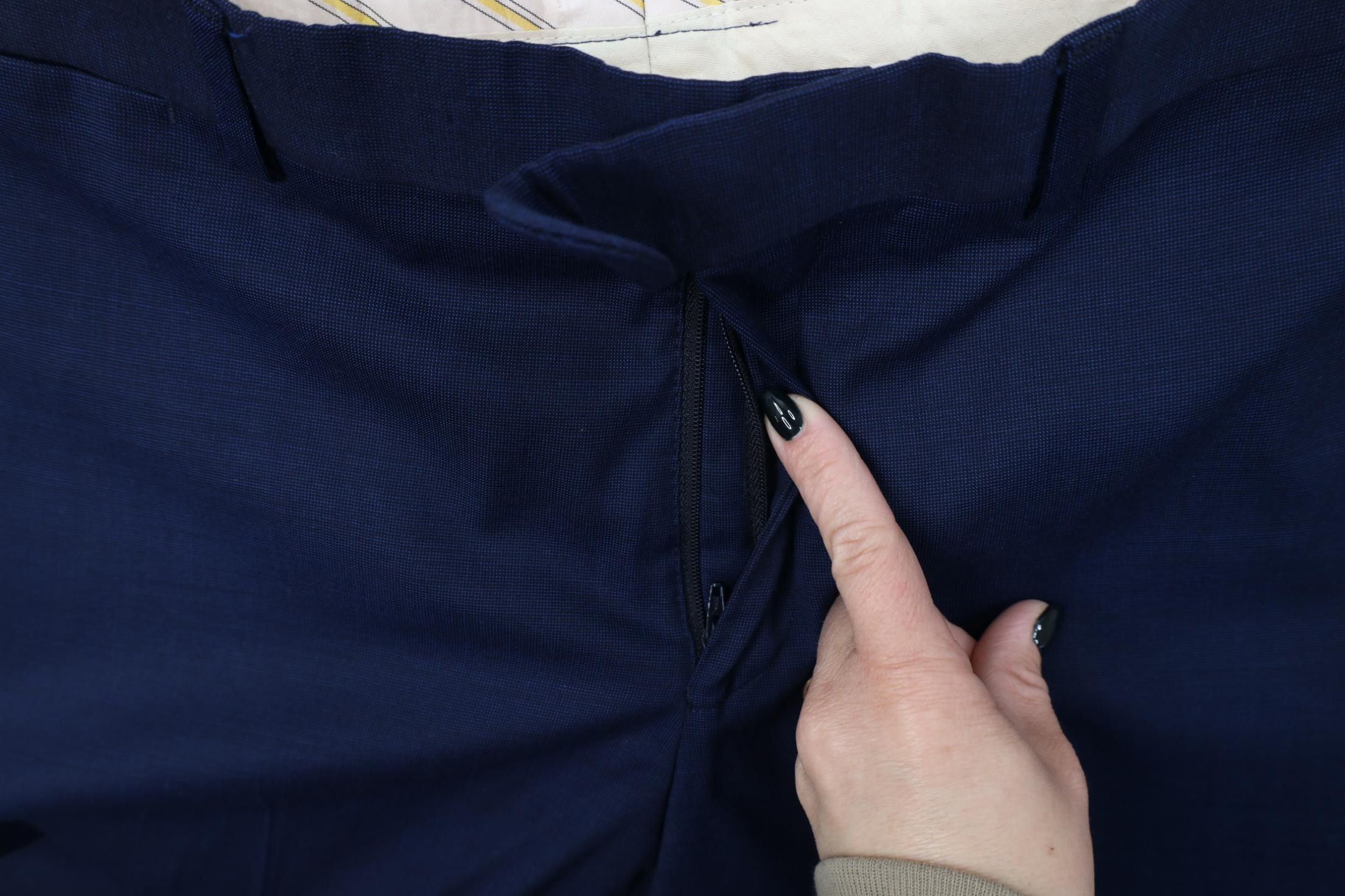 Vintage Vintage Y2K Streetwear Blend Knit Chino Pants Trousers Blue Size US 34 / EU 50 - 6 Thumbnail