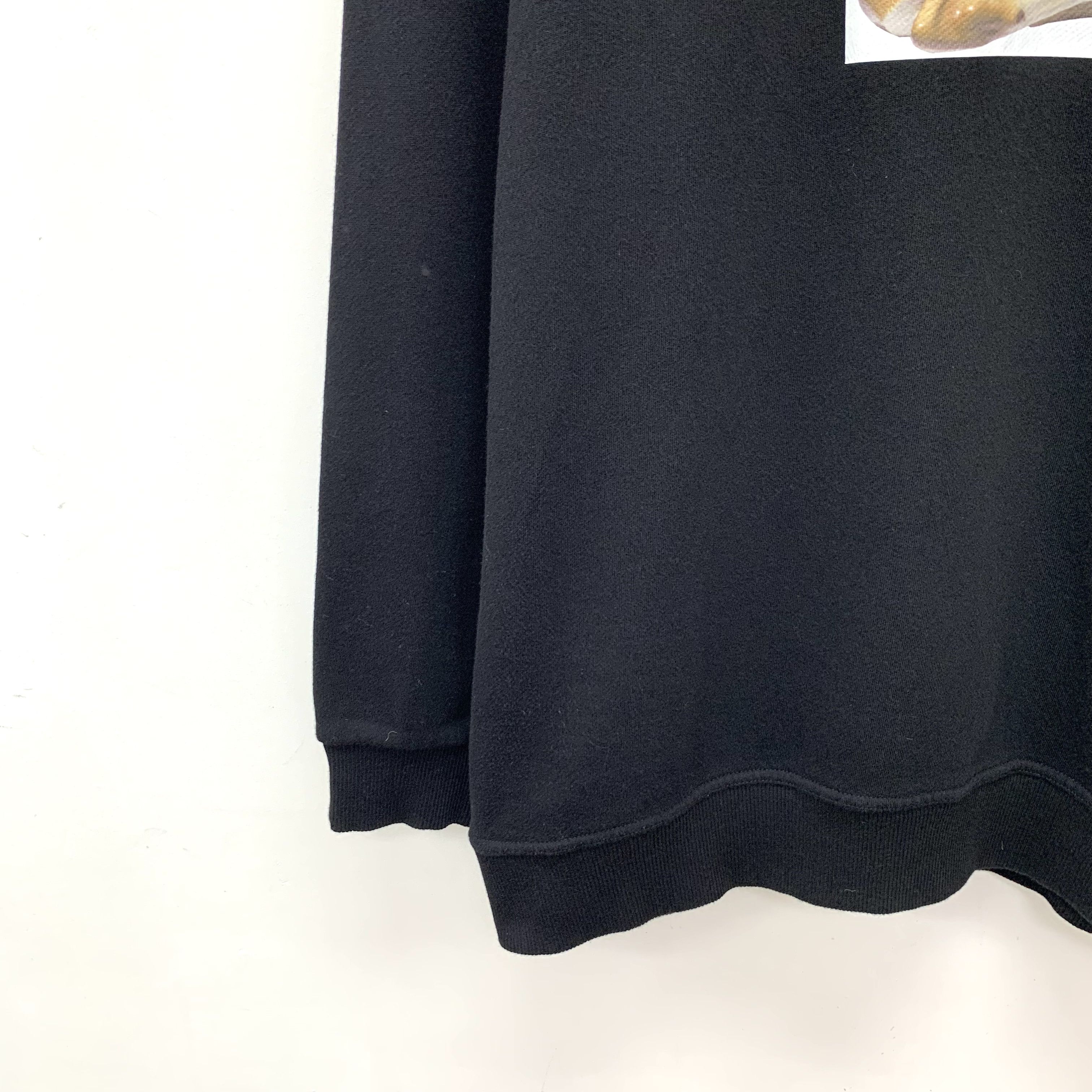 Burberry Burberry Deer Logo Print Sweatshirt Black (XL) Size US XL / EU 56 / 4 - 4 Thumbnail