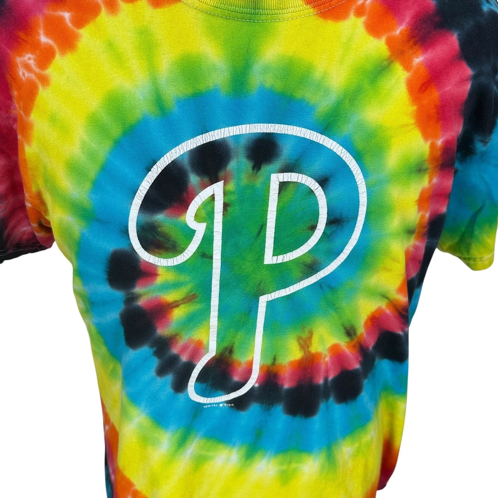 New Era New Era Philadelphia Phillies T-Shirt Men M Tie-Dye Pullover Size US M / EU 48-50 / 2 - 2 Thumbnail