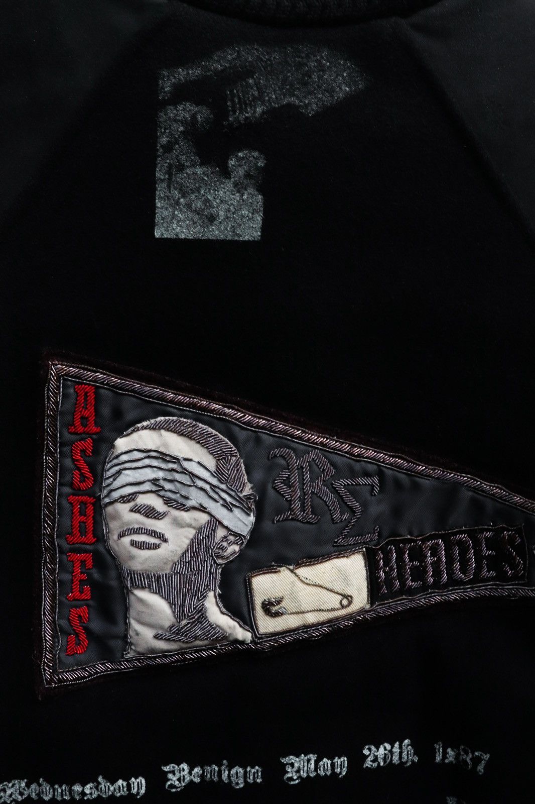 Designer × Raf Simons × Raf by Raf Simons RAF By Raf Simons AW06 “Ashes & Heroes” Varsity Jacket Size US M / EU 48-50 / 2 - 5 Thumbnail