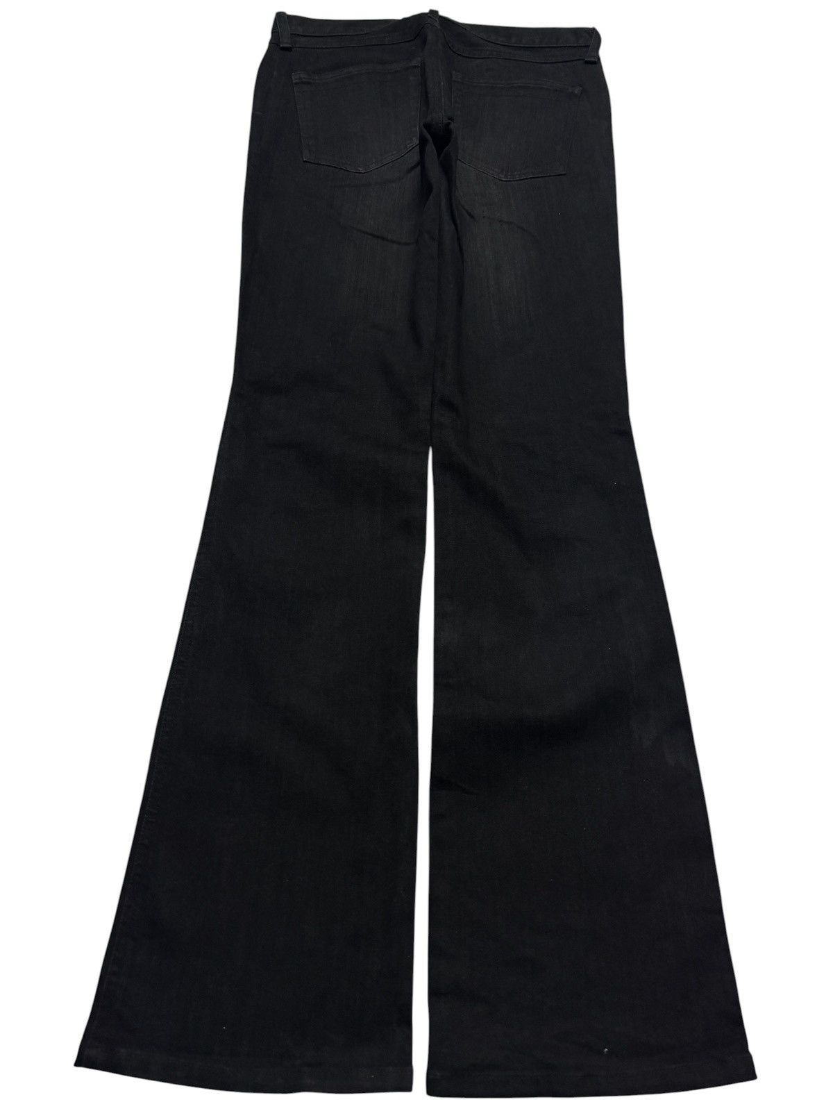 Tornado Mart SLIM FLARED 90's STYLE JAPANESE STONE WASHED SUPER BLACK Size US 28 / EU 44 - 2 Thumbnail