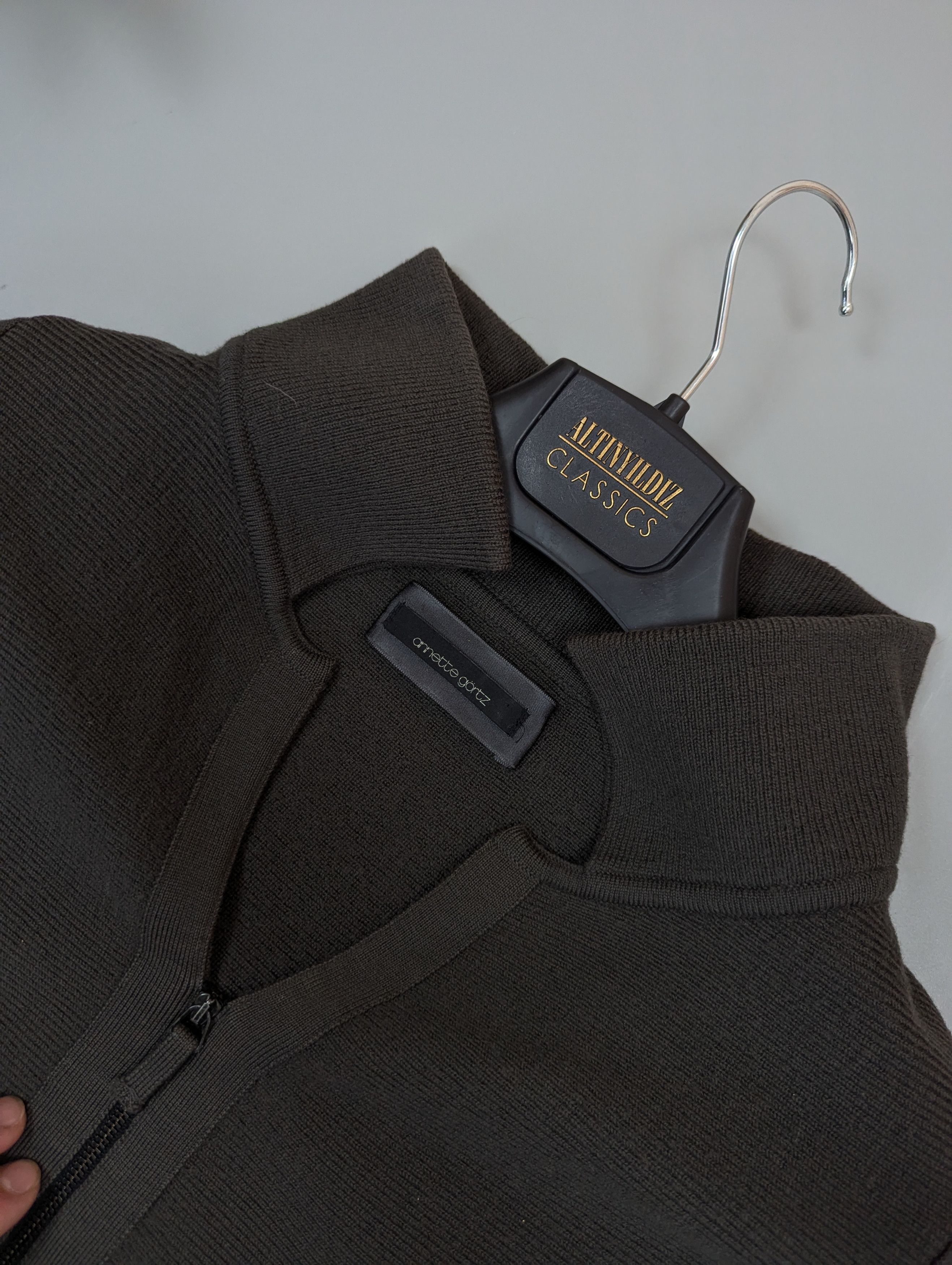 Annette Gortz Annette Gortz Avant Garde Knit Long Cardigan Coat Jacket Size S / US 4 / IT 40 - 10 Thumbnail