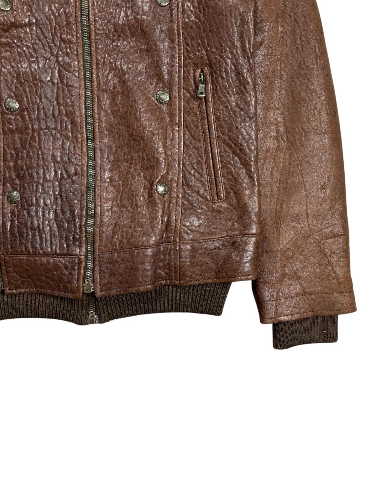 Dolce & Gabbana Archive Dolce Gabbana Double Chest Napoleon Leather Jacket Size US S / EU 44-46 / 1 - 6 Thumbnail