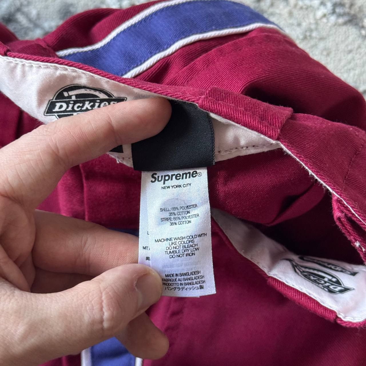 Dickies × Supreme Supreme Dickies Stripe Loose Fit Work Shorts Size US 30 / EU 46 - 7 Thumbnail