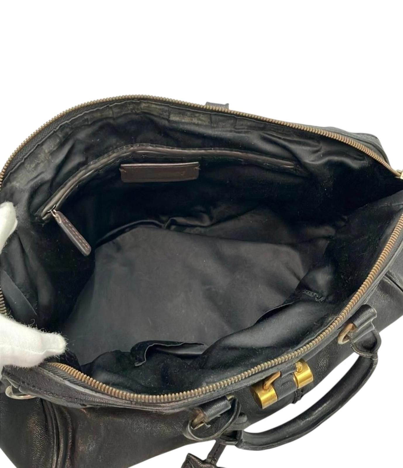 Saint Laurent Paris Saint Laurent - Black Leather Handbag Size ONE SIZE - 6 Thumbnail