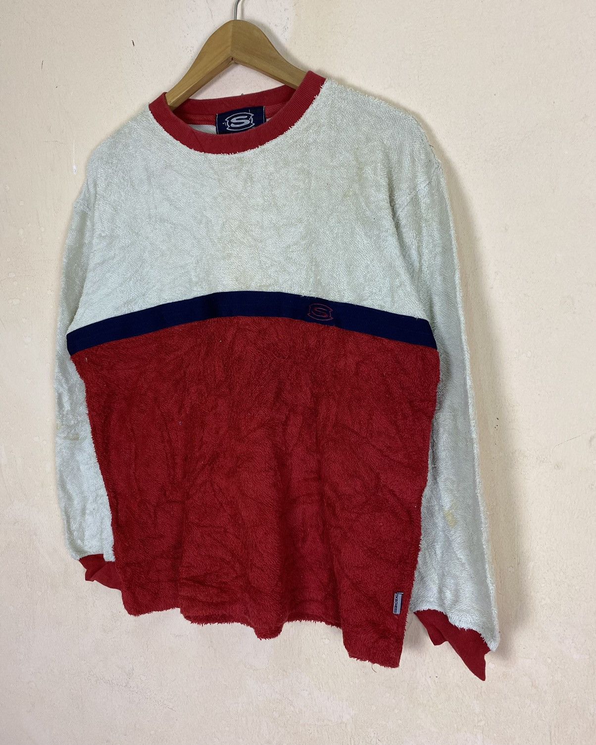 SKECHERS Vintage Sketchers Sherpa Sweatshirt Size US L / EU 52-54 / 3 - 5 Thumbnail