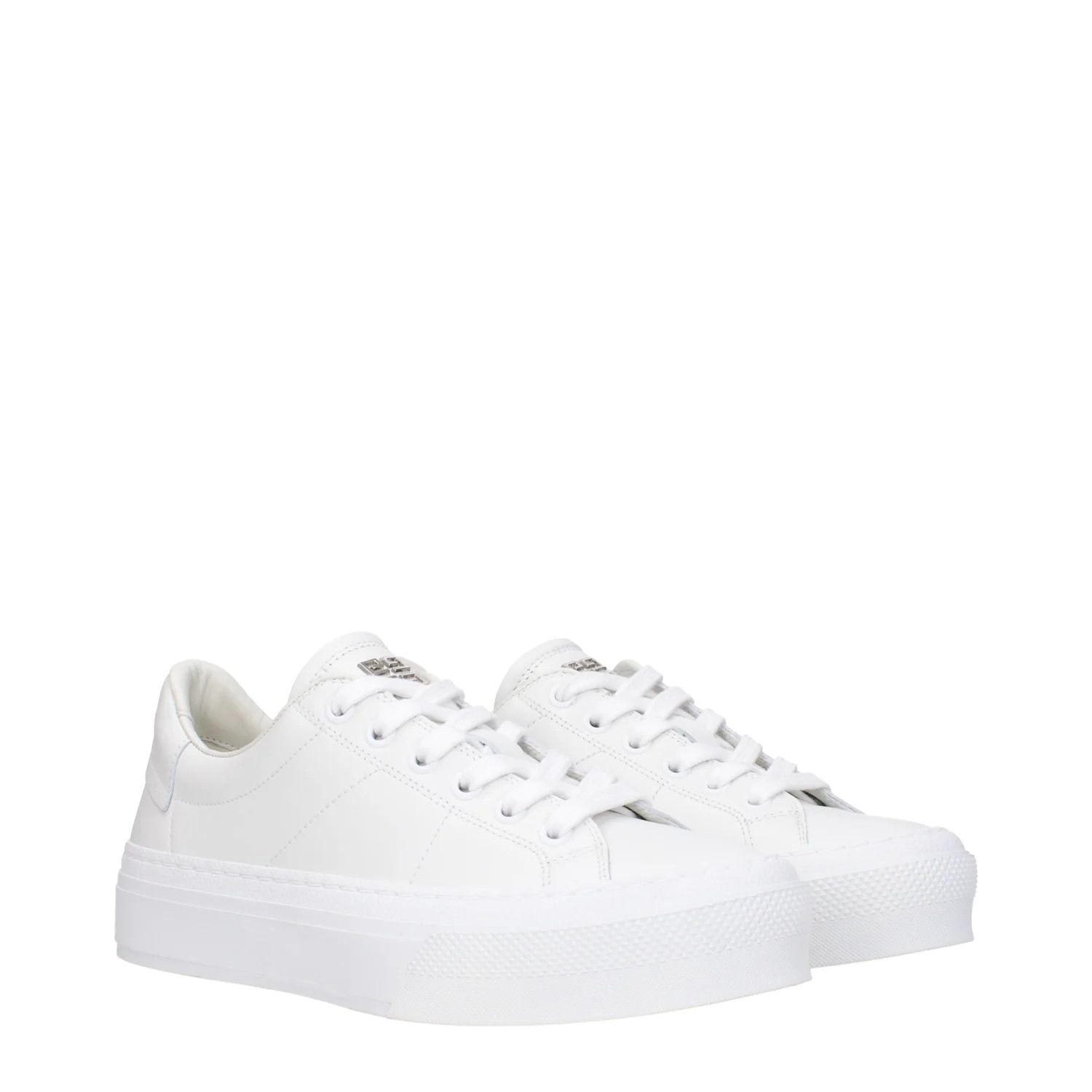 Givenchy ob1o1e1124 Leather Low-Top Sneakers in White Size US 5.5 / IT 35.5 - 2 Thumbnail