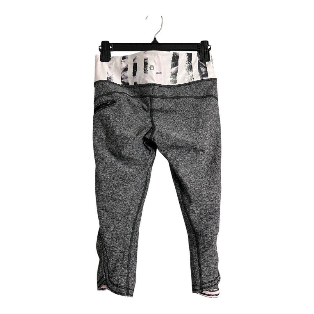 Lululemon Lululemon Crop Leggings Women's Size 6 Gray Athletic Pants Size 28" / US 6 / IT 42 - 2 Thumbnail