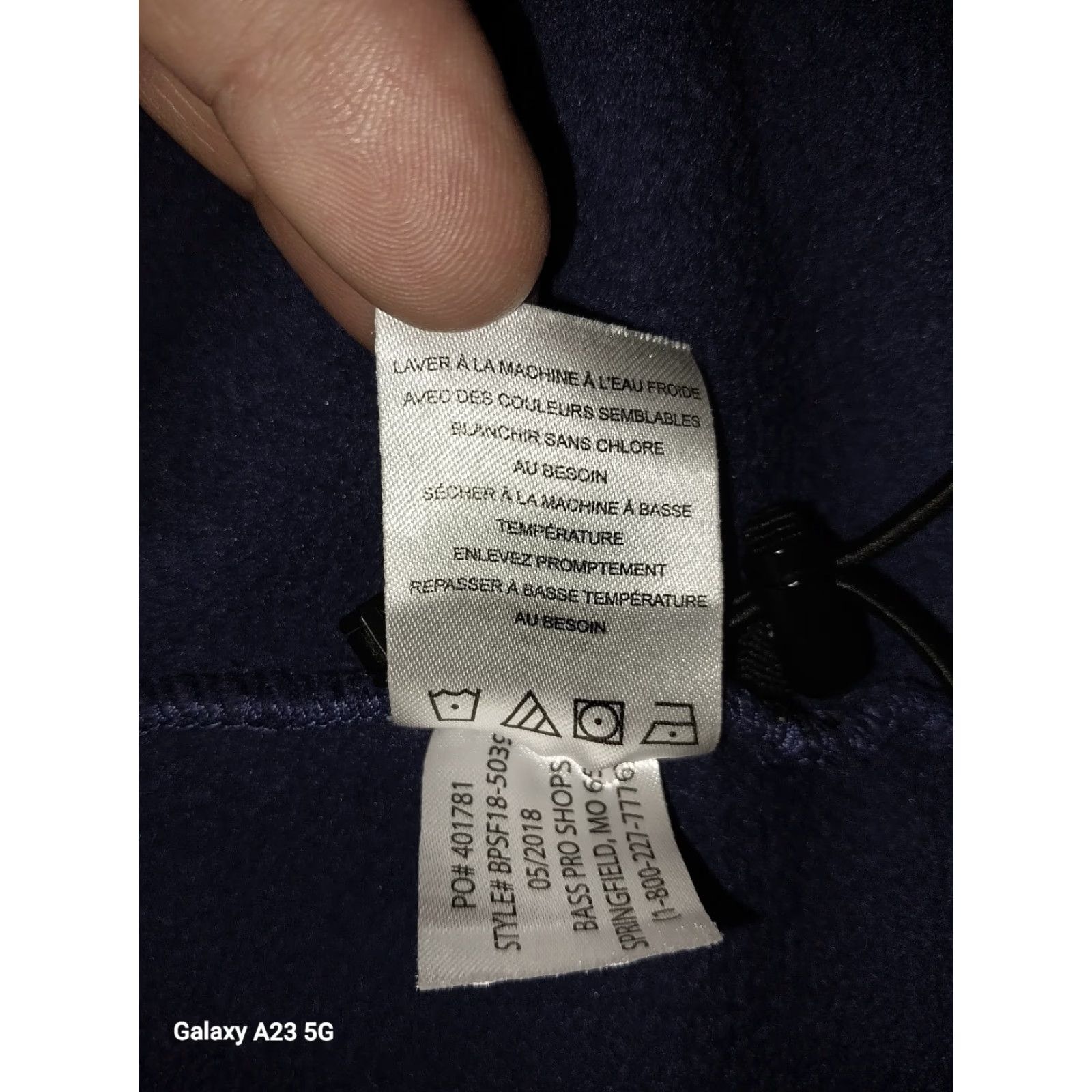 Vintage Cabela's Purple Fleece Jacket Women Medium Full Zip Pockets Solid Long Sleeve Jacket Size M / US 6-8 / IT 42-44 - 5 Thumbnail
