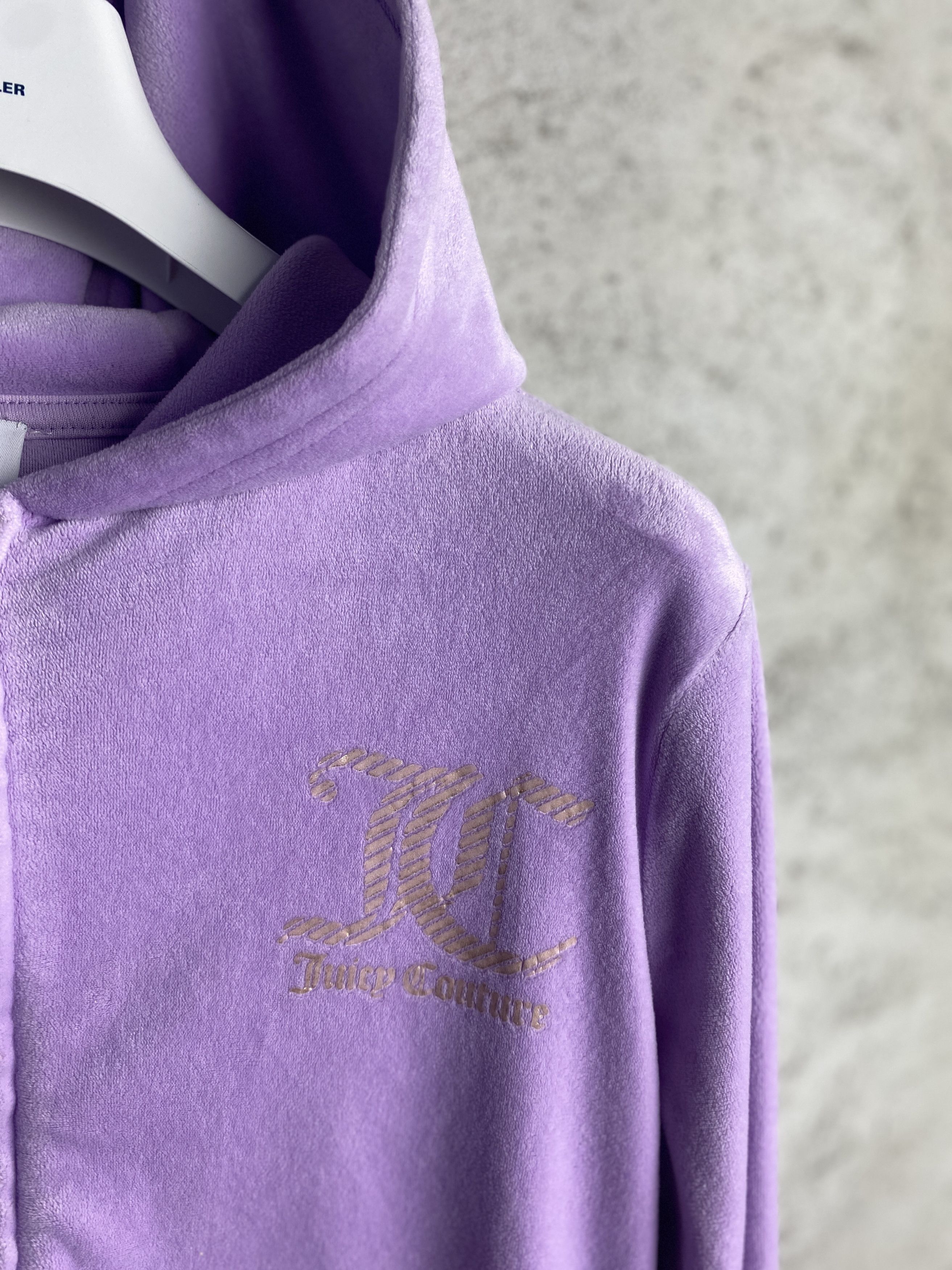 Juicy Couture Juicy Couture zip-up hoodie y2k 00s velvet velour Size XS / US 0-2 / IT 36-38 - 3 Thumbnail