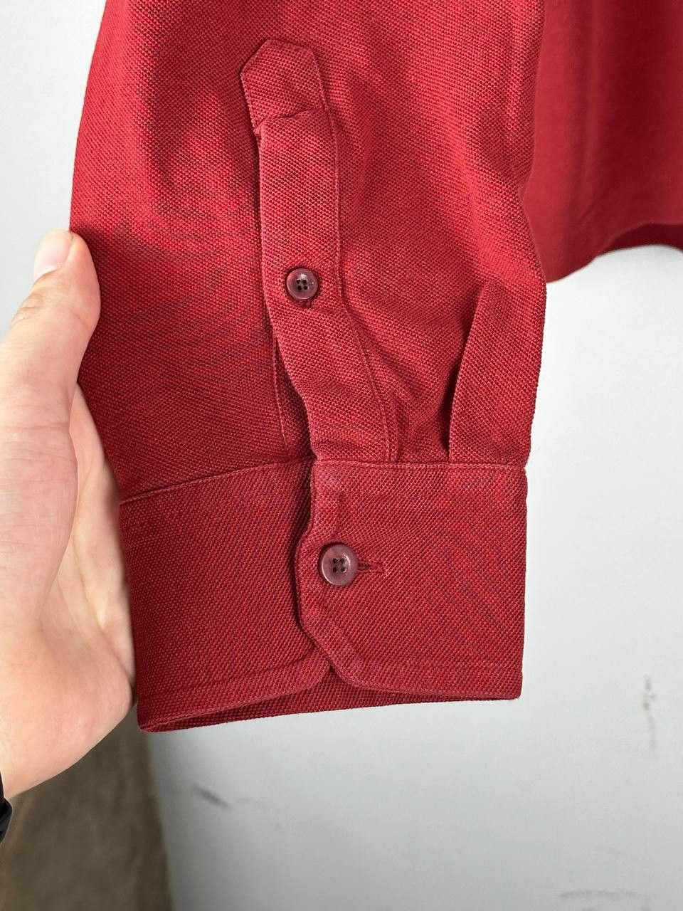 Ermenegildo Zegna Ermenegildo Zegna Sport Long Sleeve Polo Size US L / EU 52-54 / 3 - 8 Thumbnail