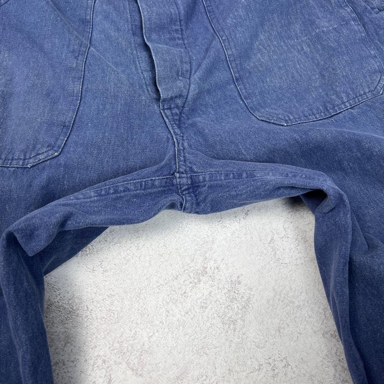 Le Laboureur Vintage 80s French Workwear Faded Sanfor Pants Size US 38 / EU 54 - 18 Thumbnail