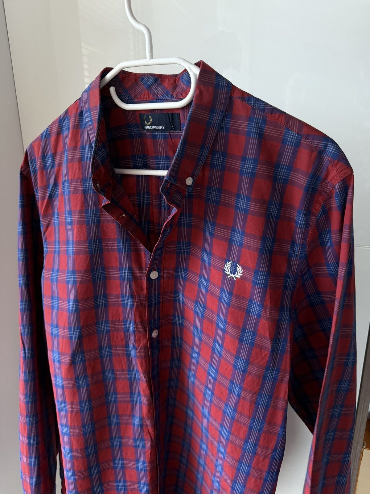 Fred Perry Fred Perry Embroidered Logo Cell Shirt Size US L / EU 52-54 / 3 - 2 Thumbnail