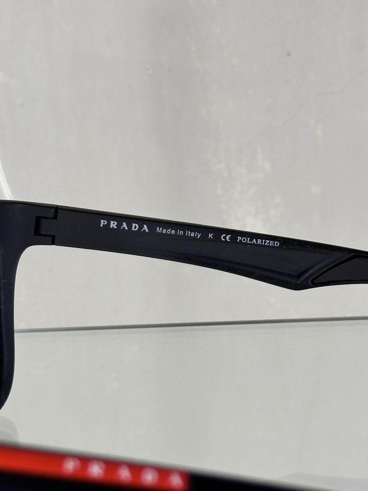 Prada 90s Vintage Prada Red Line Polarized brand new never used Size ONE SIZE - 5 Thumbnail