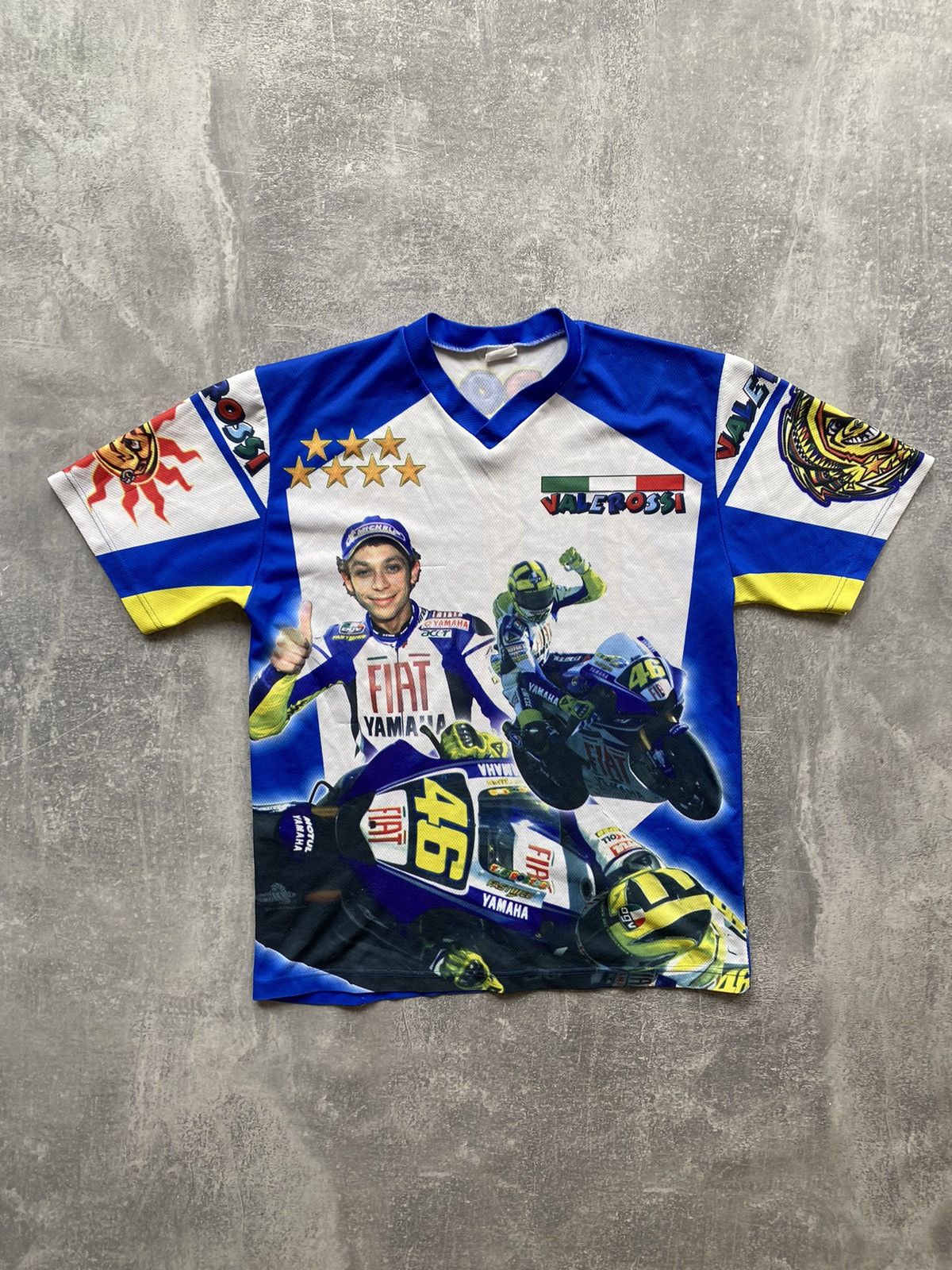 Vintage Vintage 90s Valentino Rossi The Doctor 46 Racing T-shirt Size US S / EU 44-46 / 1 - 5 Thumbnail
